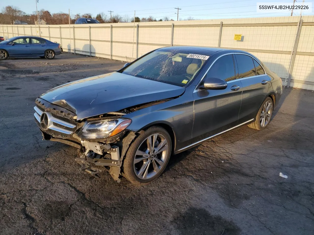 2017 Mercedes-Benz C 300 VIN: 55SWF4JB2HU229226 Lot: 80215774