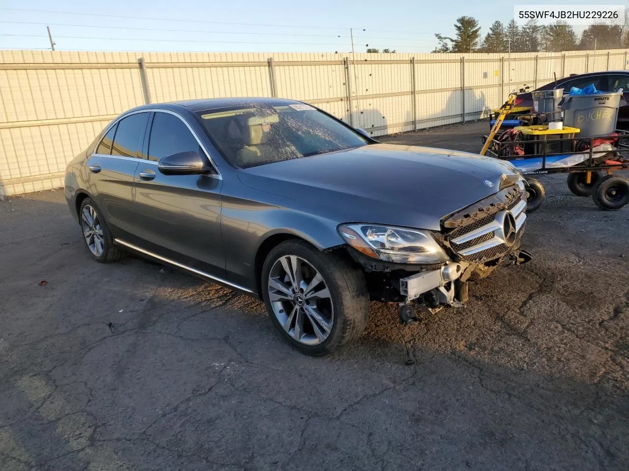 2017 Mercedes-Benz C 300 VIN: 55SWF4JB2HU229226 Lot: 80215774