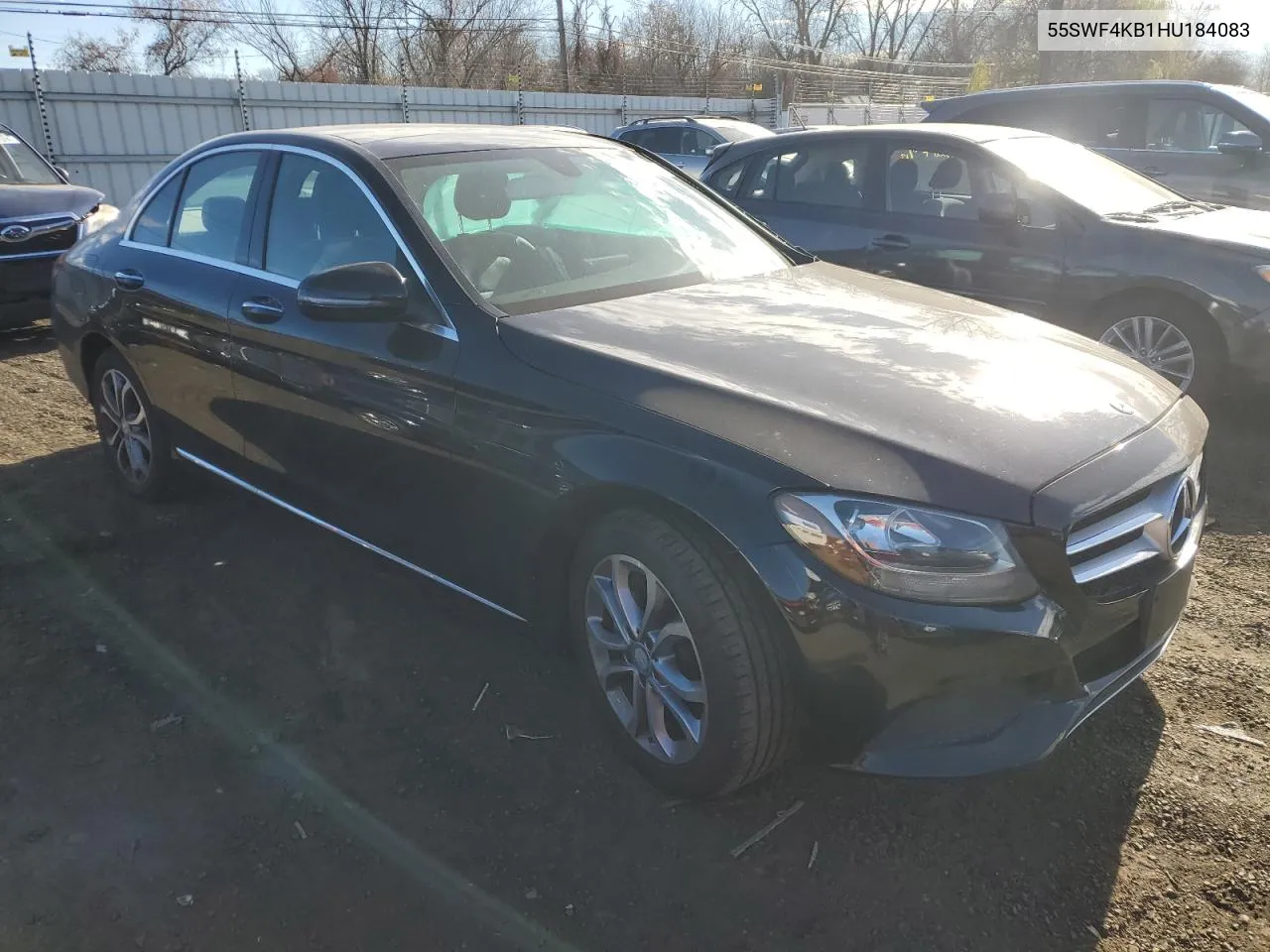 2017 Mercedes-Benz C 300 4Matic VIN: 55SWF4KB1HU184083 Lot: 80635884