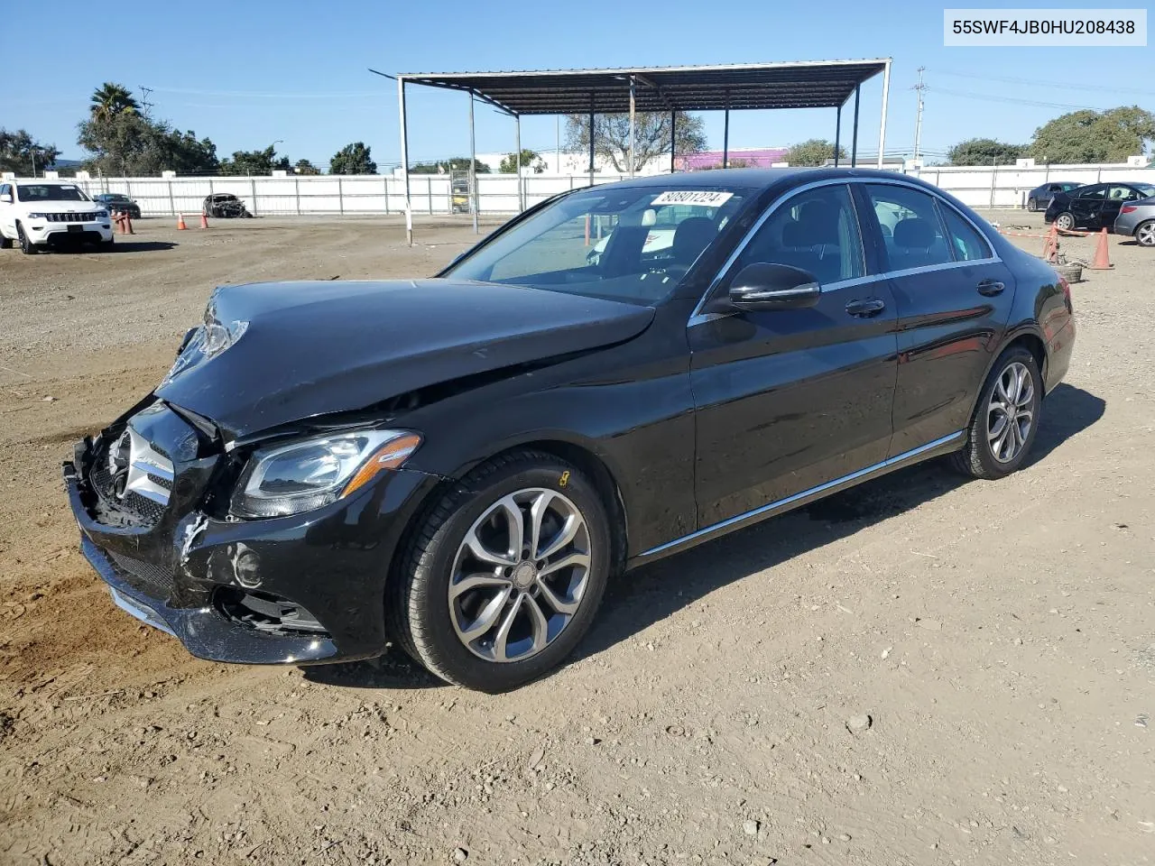 2017 Mercedes-Benz C 300 VIN: 55SWF4JB0HU208438 Lot: 80801224