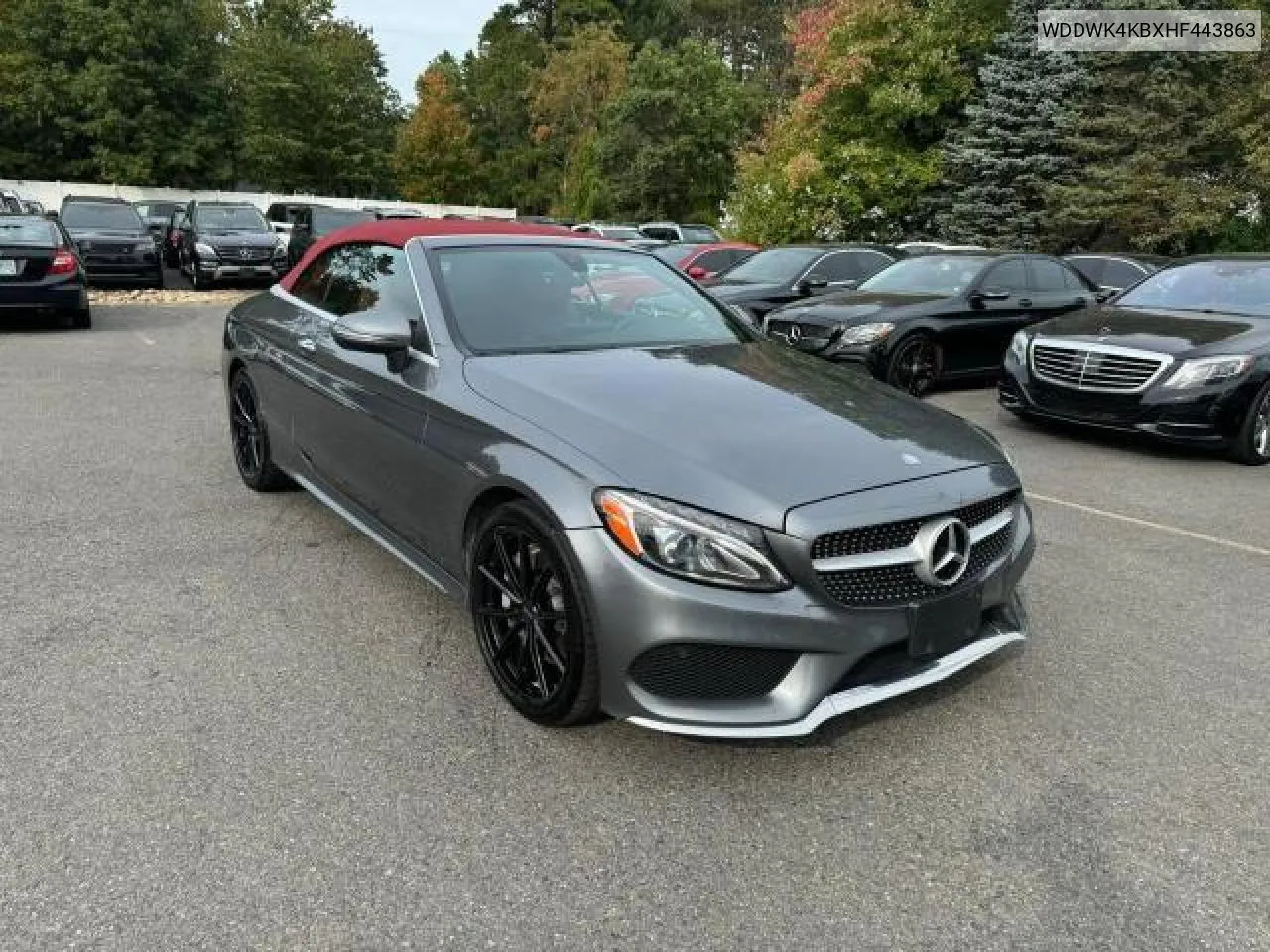 2017 Mercedes-Benz C 300 4Matic VIN: WDDWK4KBXHF443863 Lot: 80975124