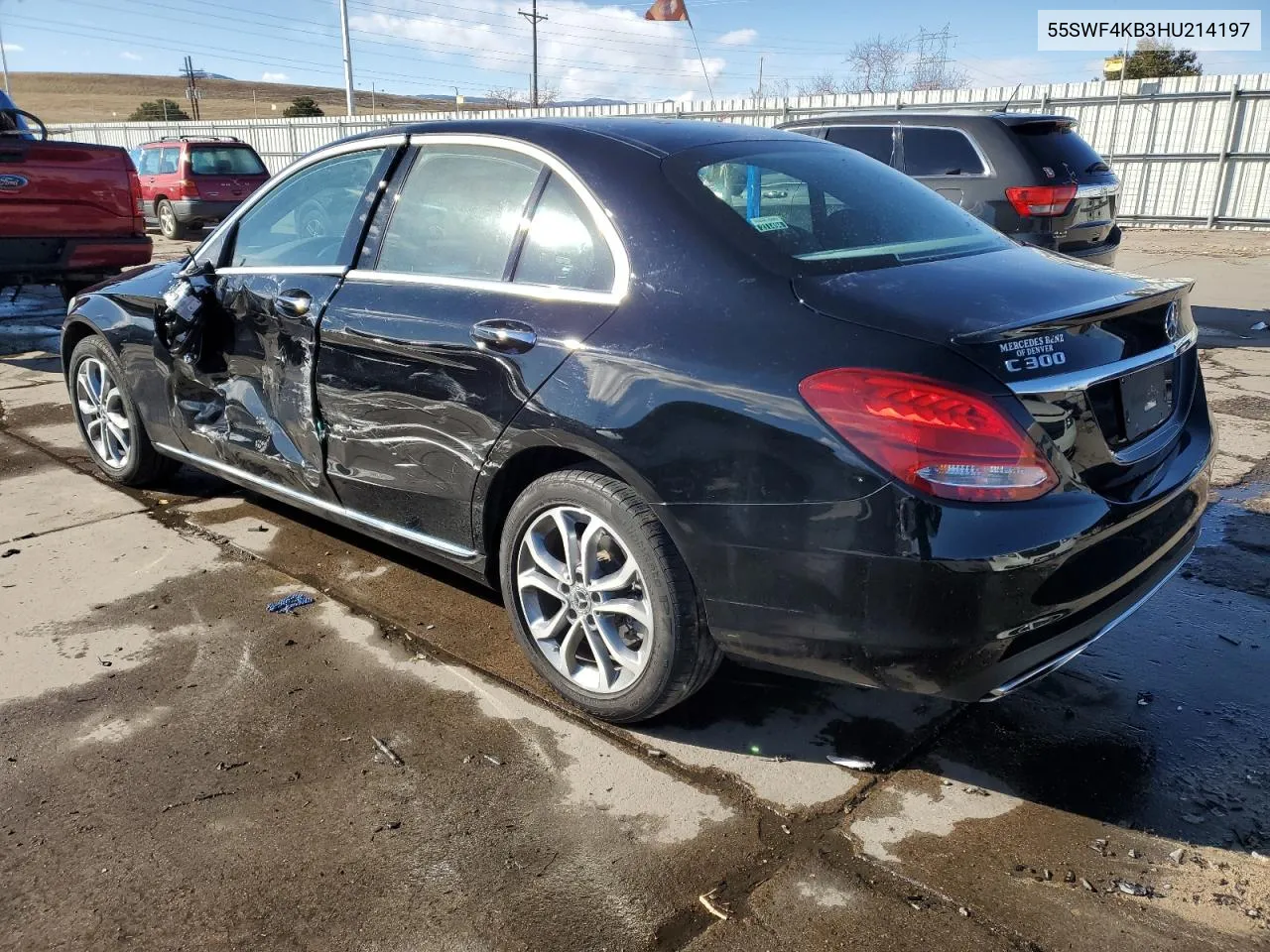 2017 Mercedes-Benz C 300 4Matic VIN: 55SWF4KB3HU214197 Lot: 81068544