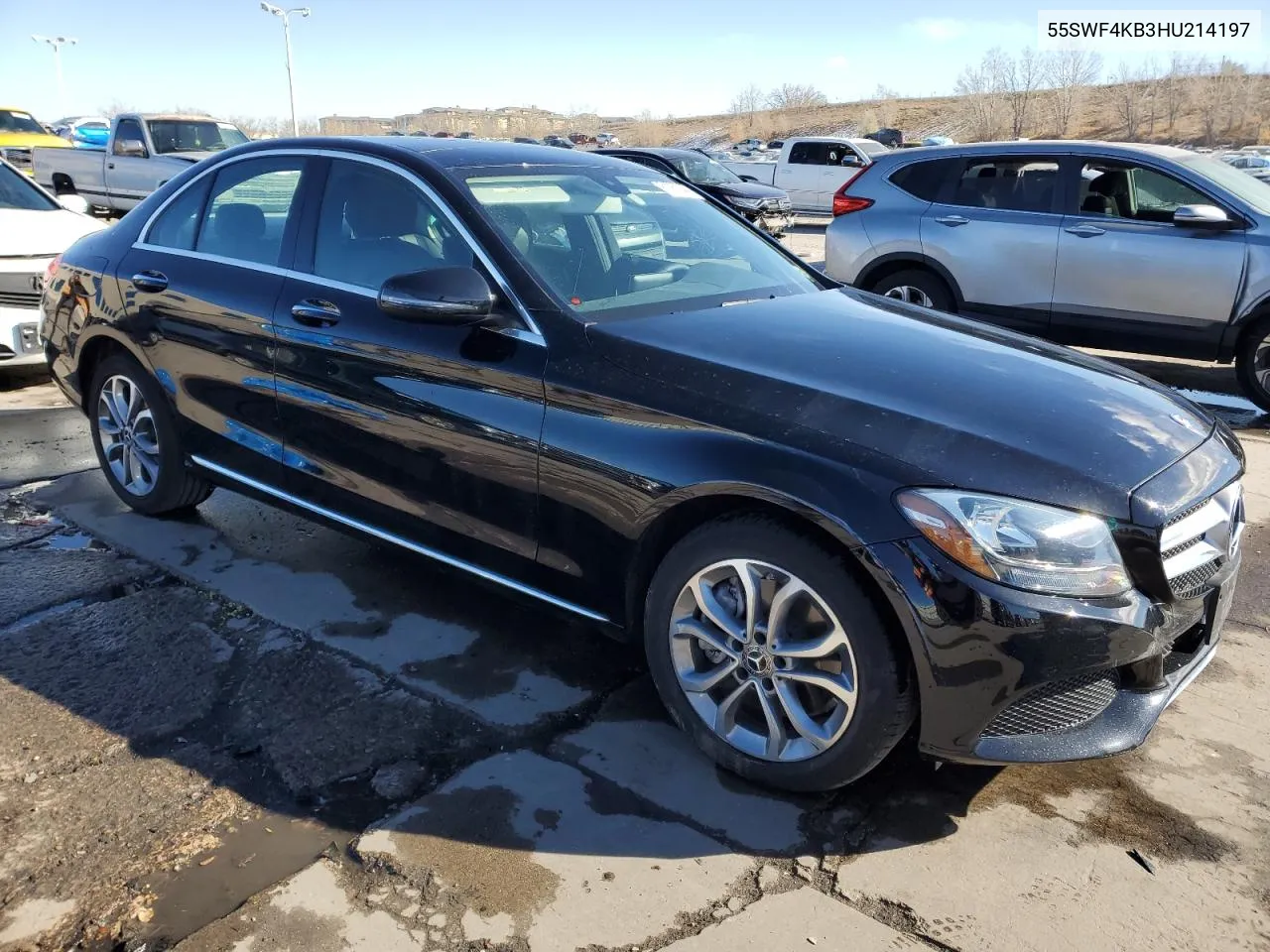 2017 Mercedes-Benz C 300 4Matic VIN: 55SWF4KB3HU214197 Lot: 81068544