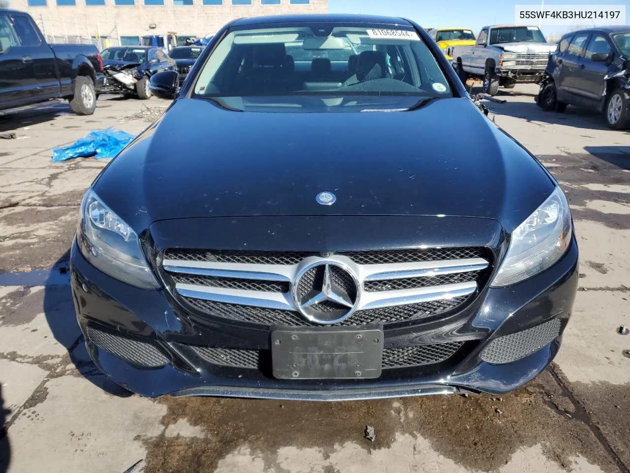 2017 Mercedes-Benz C 300 4Matic VIN: 55SWF4KB3HU214197 Lot: 81068544