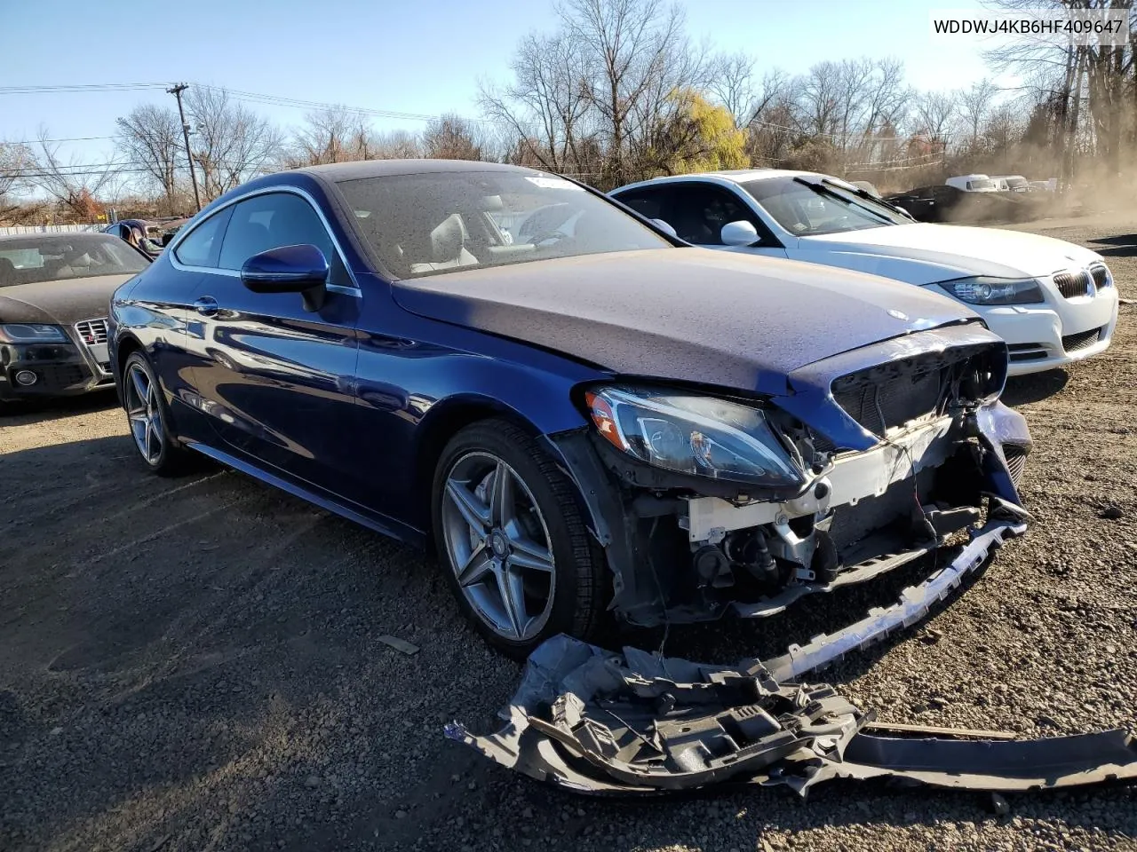 2017 Mercedes-Benz C 300 4Matic VIN: WDDWJ4KB6HF409647 Lot: 81312784