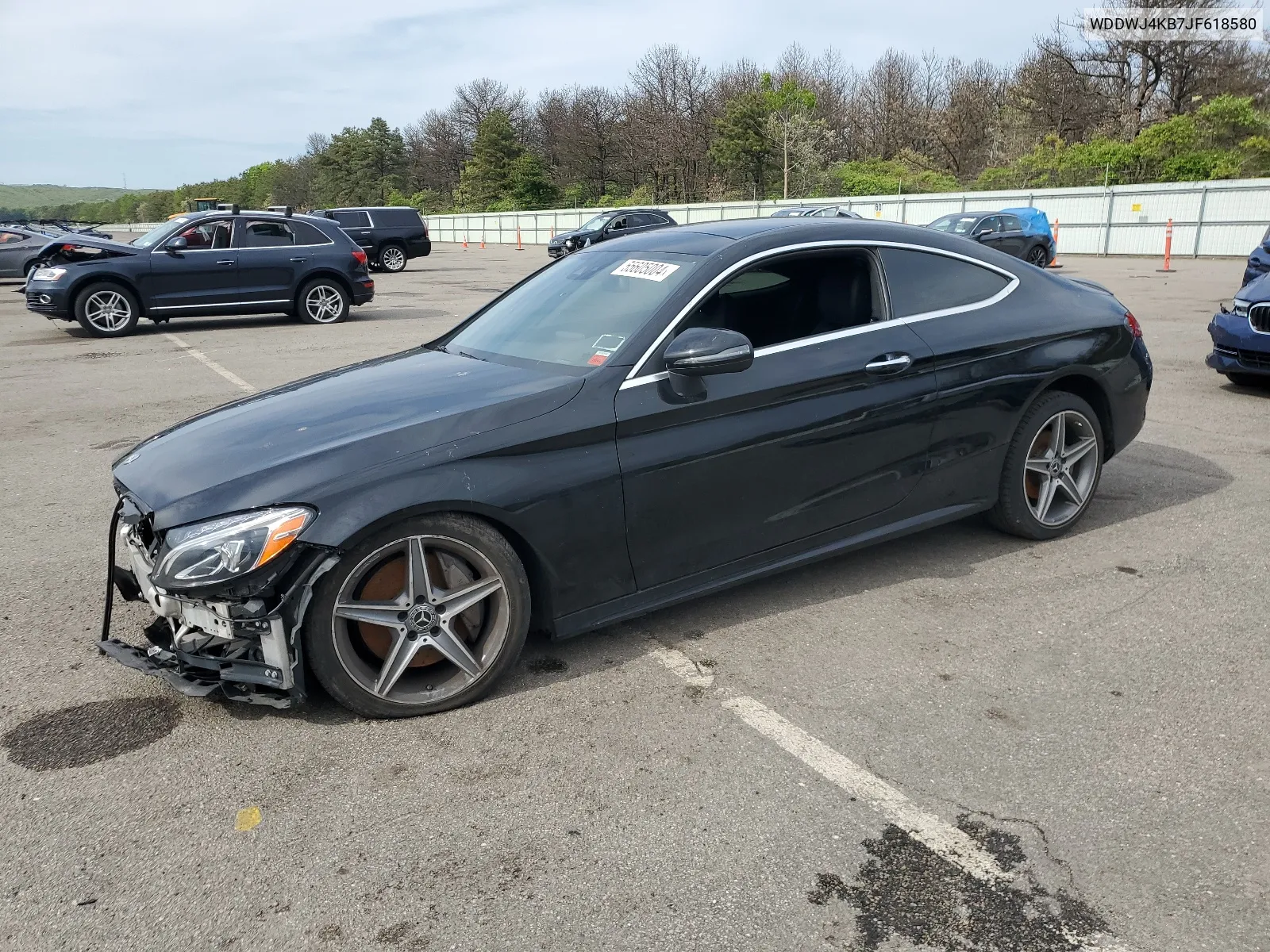 2018 Mercedes-Benz C 300 4Matic VIN: WDDWJ4KB7JF618580 Lot: 55605004