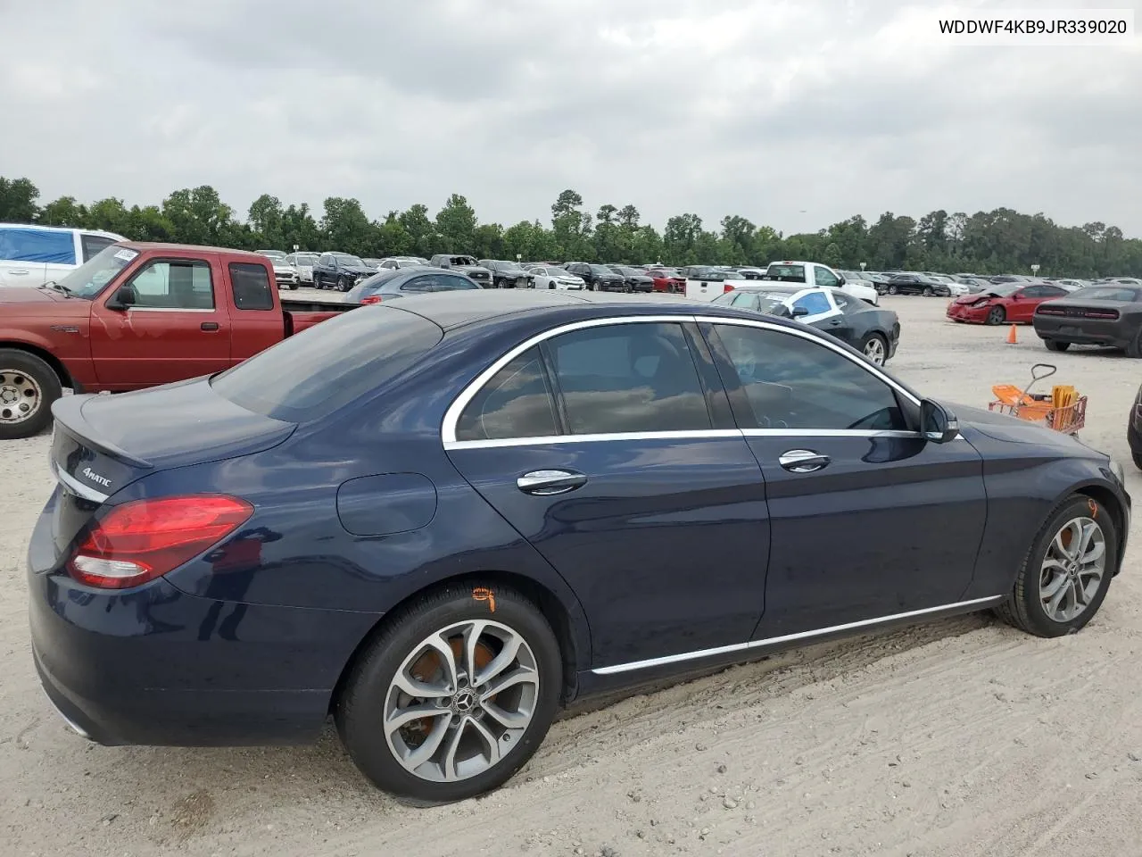 2018 Mercedes-Benz C 300 4Matic VIN: WDDWF4KB9JR339020 Lot: 55928114