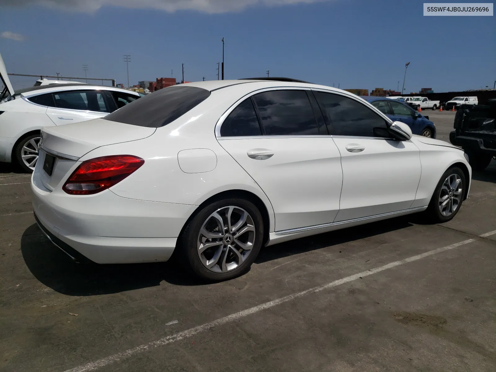 2018 Mercedes-Benz C 300 VIN: 55SWF4JB0JU269696 Lot: 56059744