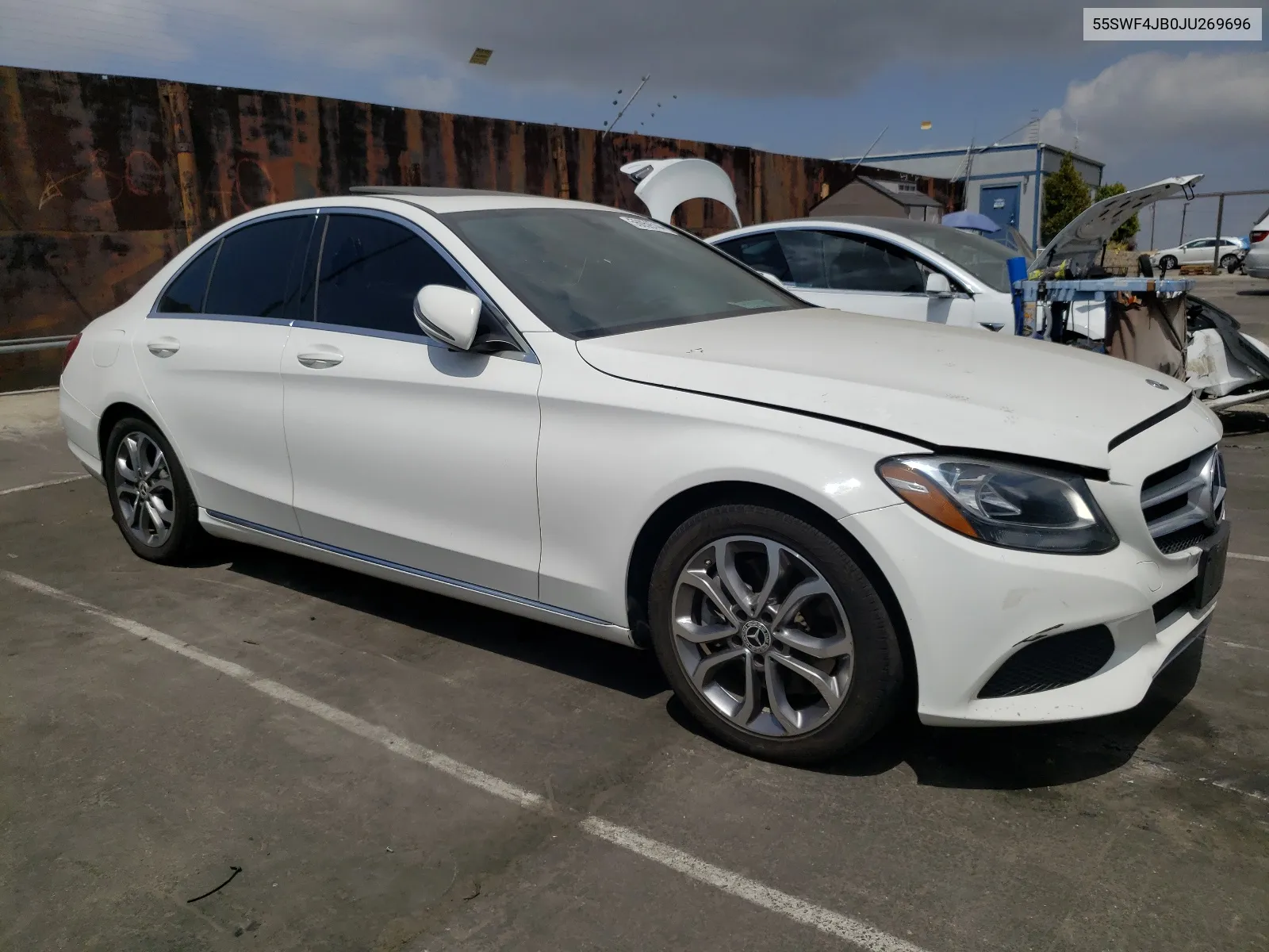 2018 Mercedes-Benz C 300 VIN: 55SWF4JB0JU269696 Lot: 56059744