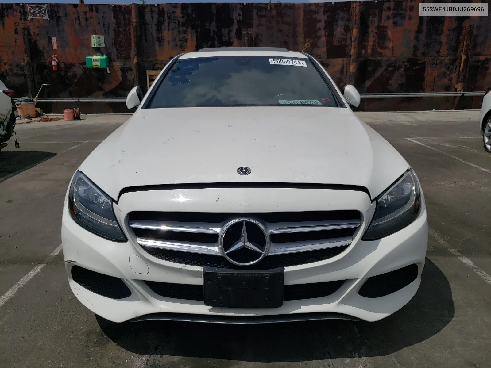 2018 Mercedes-Benz C 300 VIN: 55SWF4JB0JU269696 Lot: 56059744