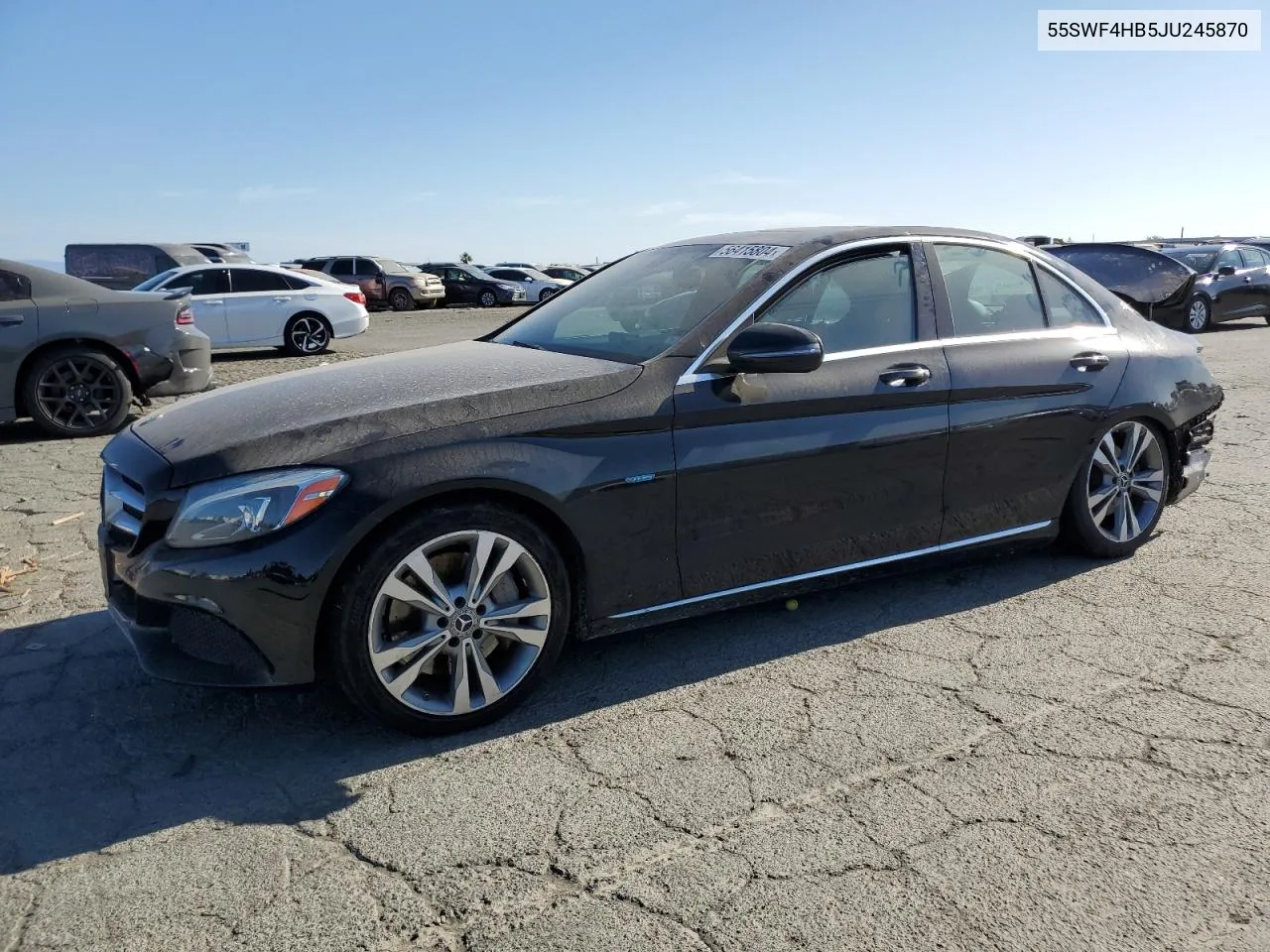 2018 Mercedes-Benz C 350E VIN: 55SWF4HB5JU245870 Lot: 56415804