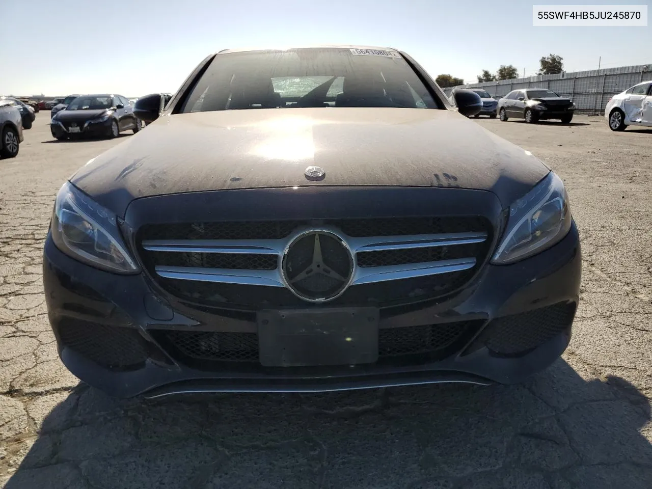 2018 Mercedes-Benz C 350E VIN: 55SWF4HB5JU245870 Lot: 56415804