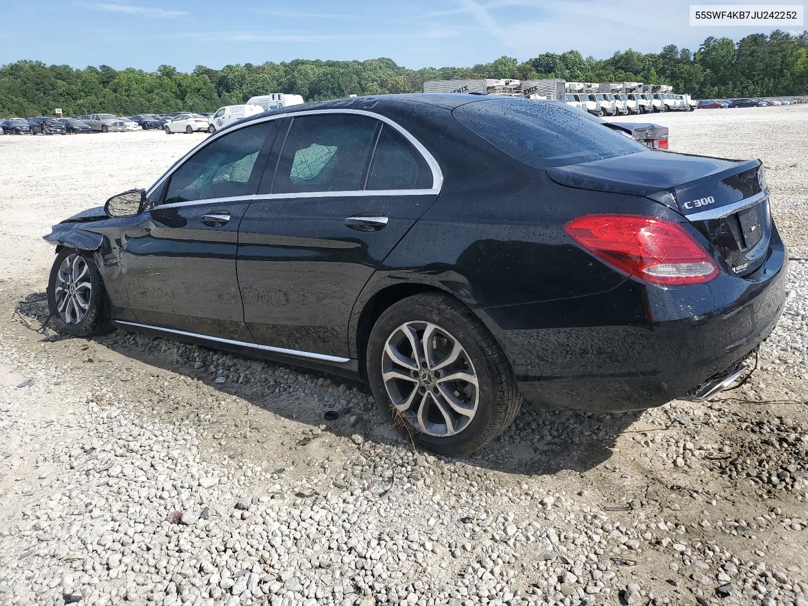 2018 Mercedes-Benz C 300 4Matic VIN: 55SWF4KB7JU242252 Lot: 56994894