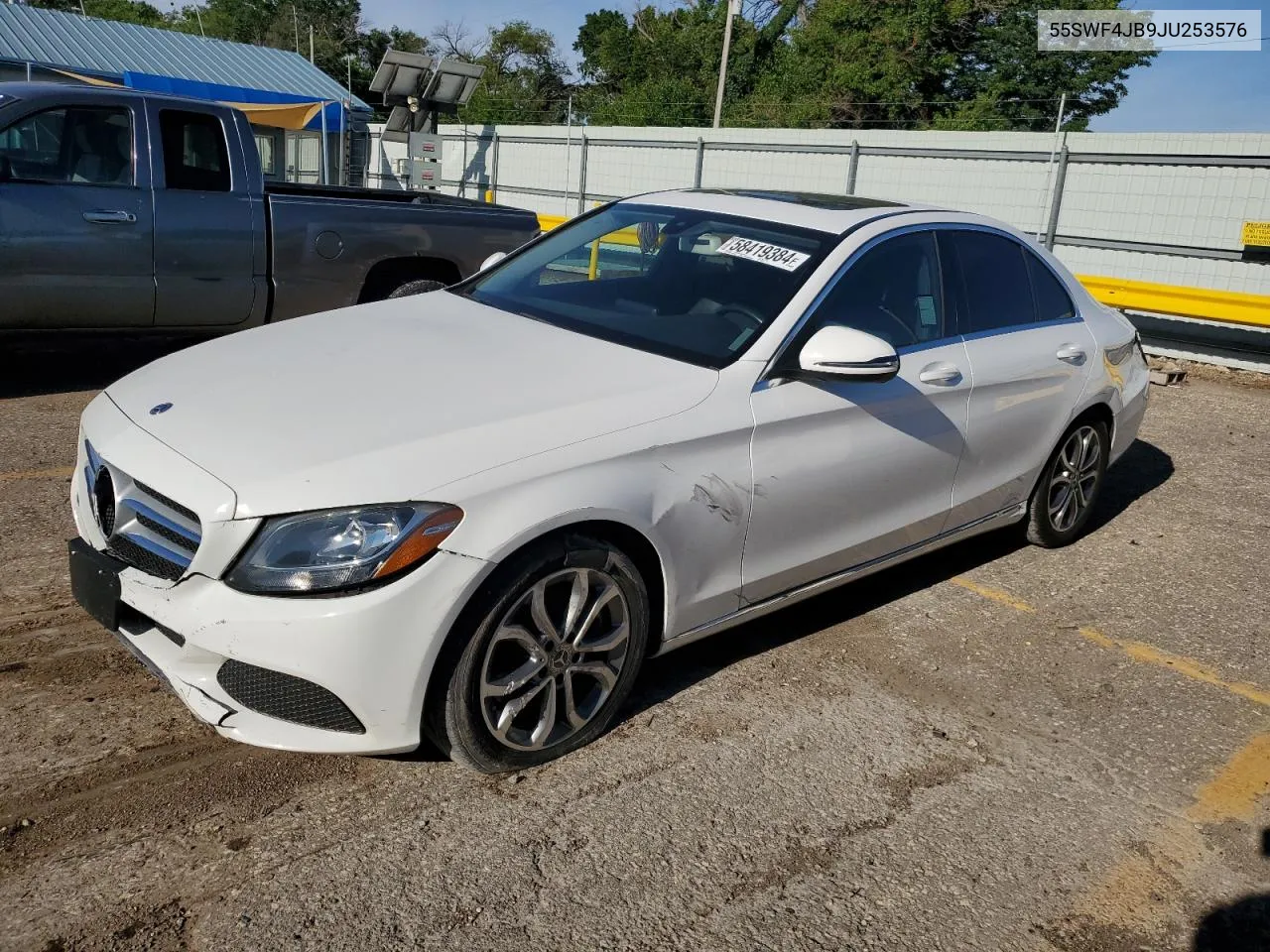 2018 Mercedes-Benz C 300 VIN: 55SWF4JB9JU253576 Lot: 58419384