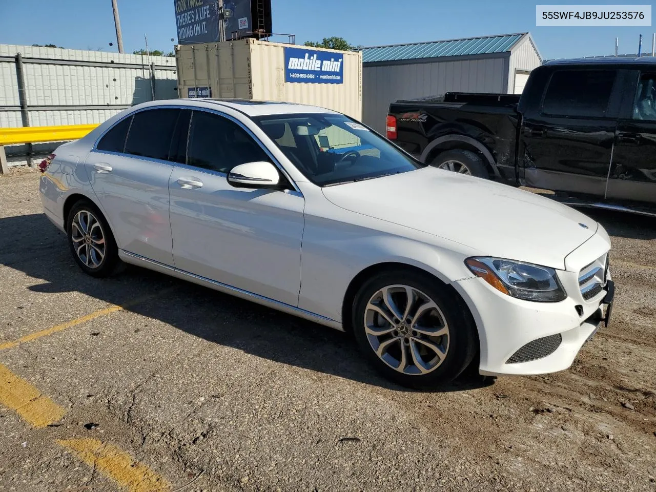 2018 Mercedes-Benz C 300 VIN: 55SWF4JB9JU253576 Lot: 58419384