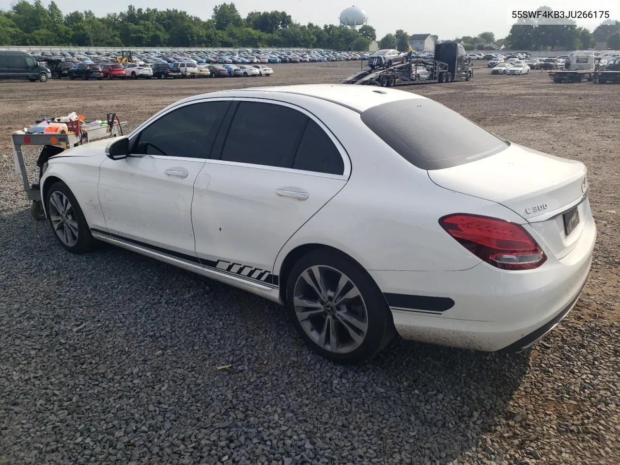 2018 Mercedes-Benz C 300 4Matic VIN: 55SWF4KB3JU266175 Lot: 60625244