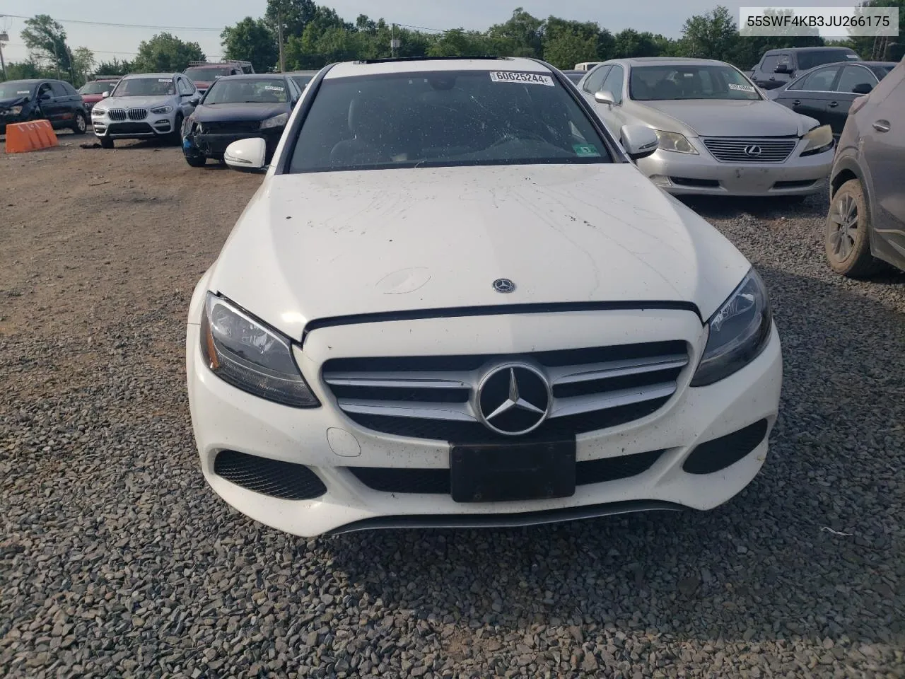 2018 Mercedes-Benz C 300 4Matic VIN: 55SWF4KB3JU266175 Lot: 60625244