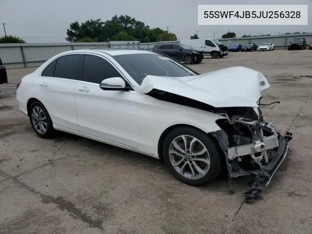 2018 Mercedes-Benz C 300 VIN: 55SWF4JB5JU256328 Lot: 60687474