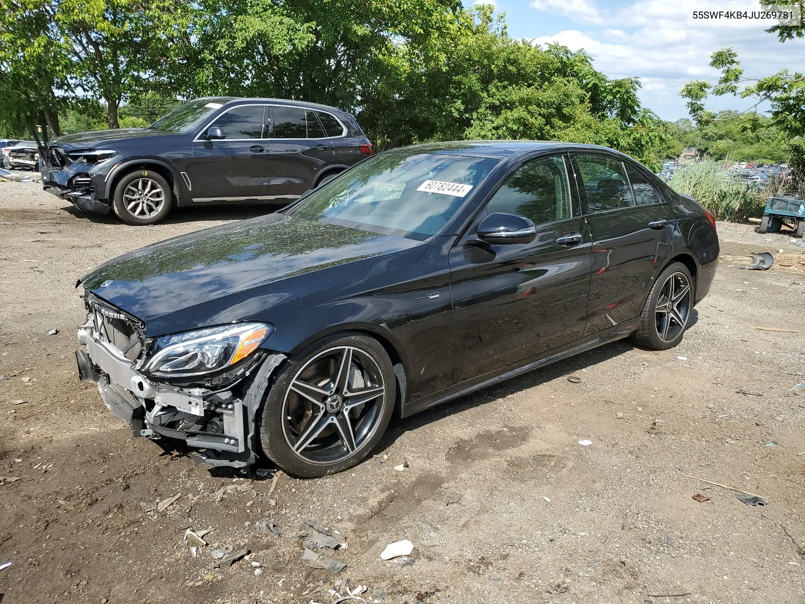 2018 Mercedes-Benz C 300 4Matic VIN: 55SWF4KB4JU269781 Lot: 60782444