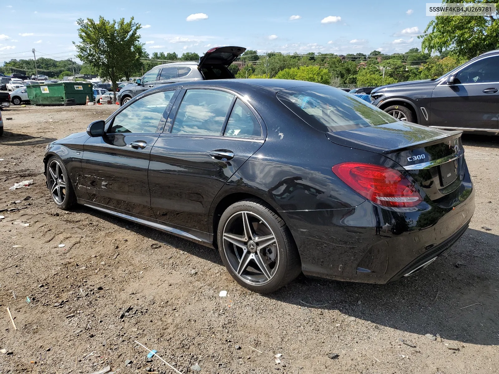 2018 Mercedes-Benz C 300 4Matic VIN: 55SWF4KB4JU269781 Lot: 60782444