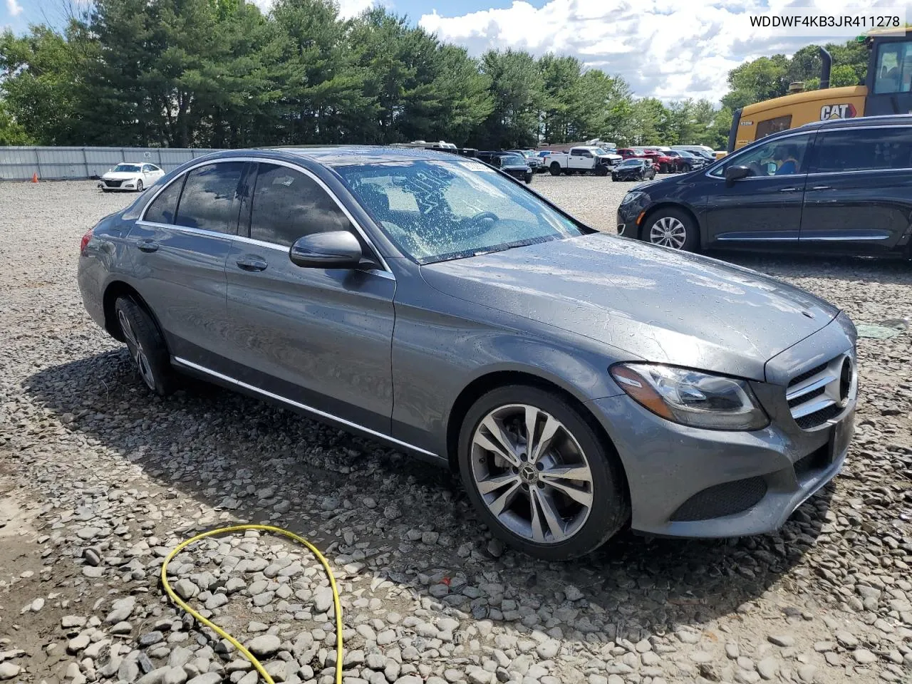 2018 Mercedes-Benz C 300 4Matic VIN: WDDWF4KB3JR411278 Lot: 61336334