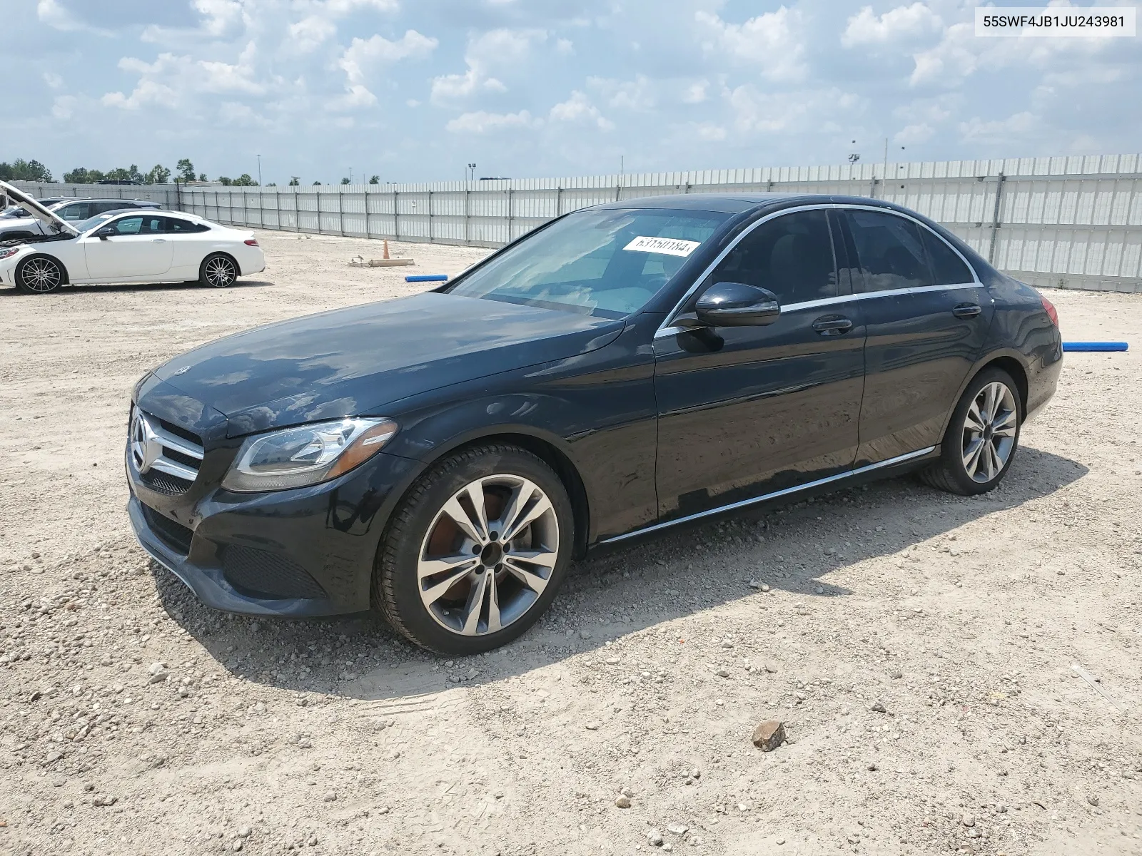 2018 Mercedes-Benz C 300 VIN: 55SWF4JB1JU243981 Lot: 63150184