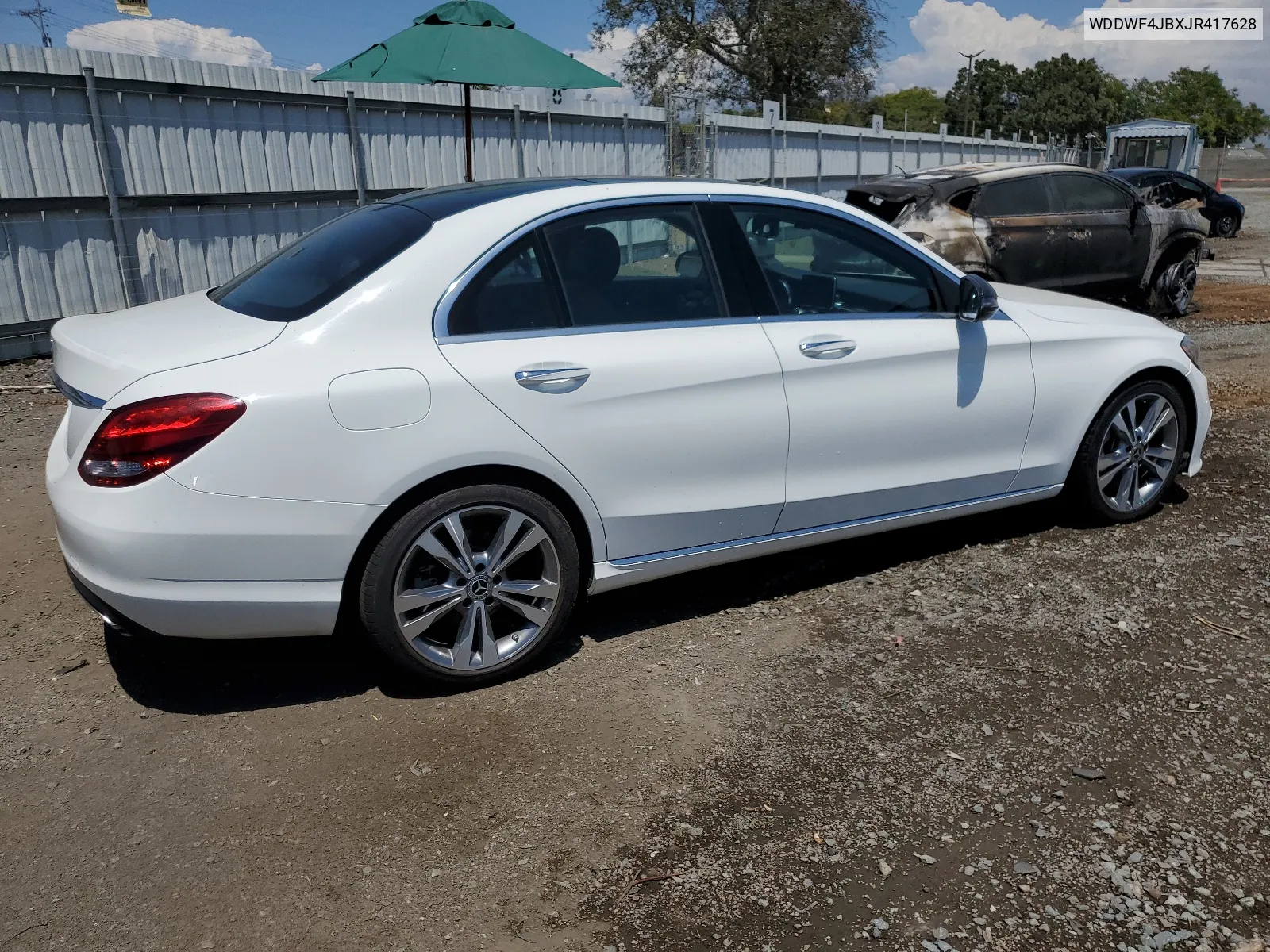 2018 Mercedes-Benz C 300 VIN: WDDWF4JBXJR417628 Lot: 63316534