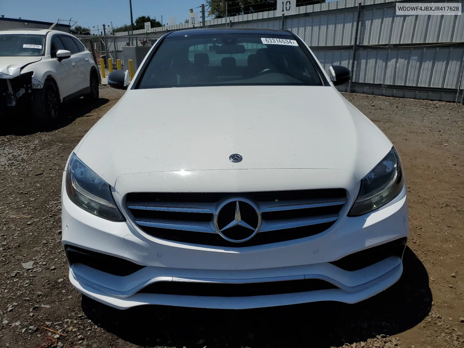 2018 Mercedes-Benz C 300 VIN: WDDWF4JBXJR417628 Lot: 63316534