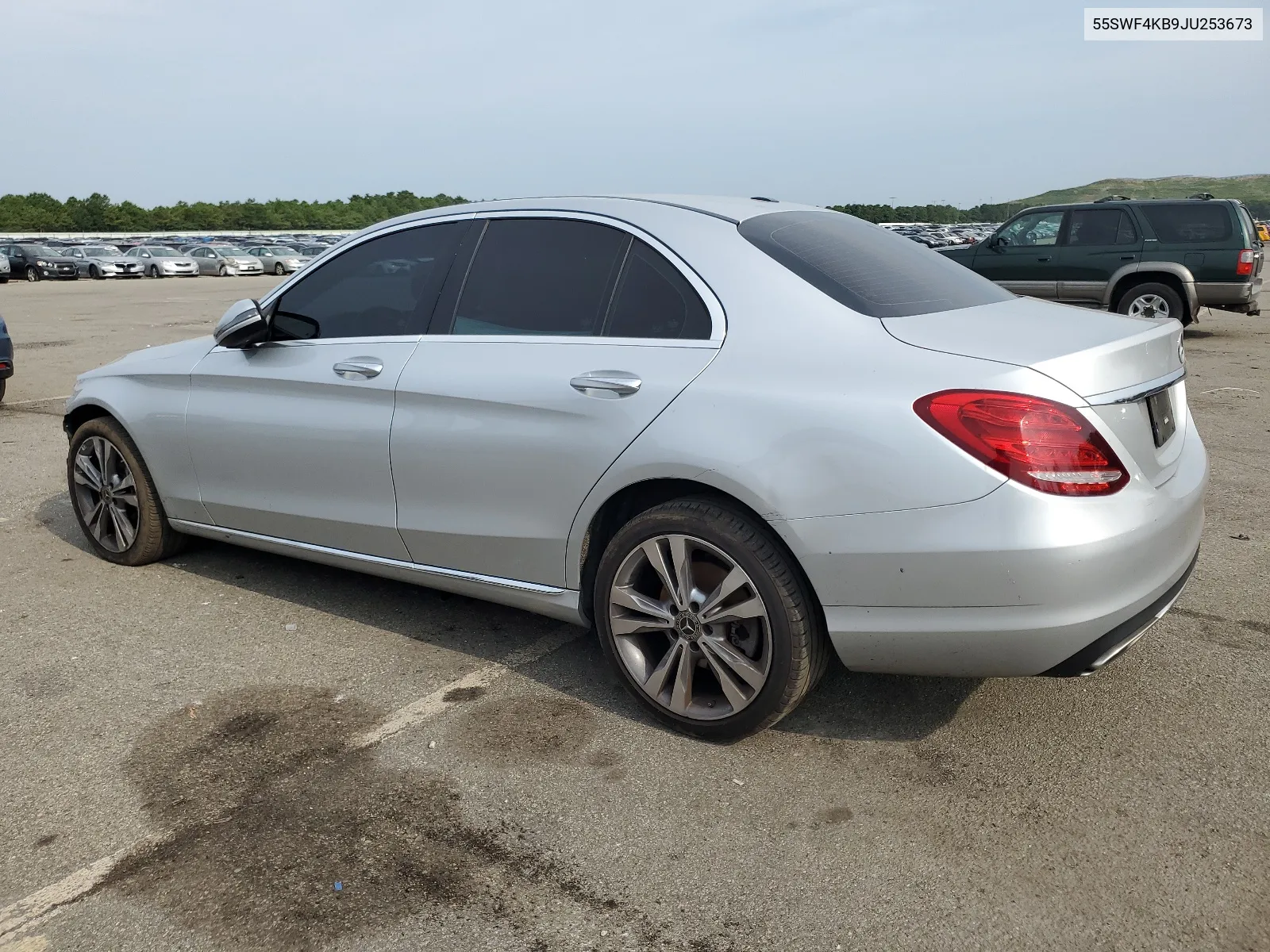 2018 Mercedes-Benz C 300 4Matic VIN: 55SWF4KB9JU253673 Lot: 63322534