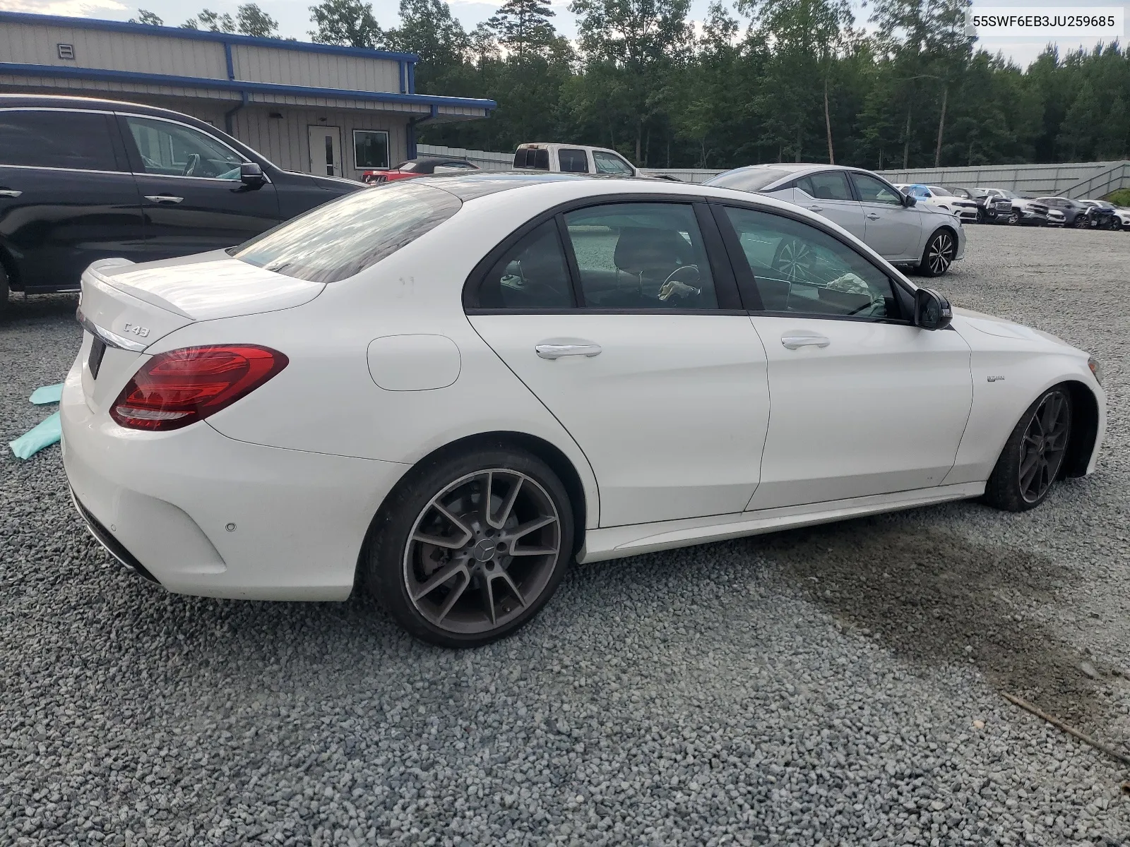 2018 Mercedes-Benz C 43 4Matic Amg VIN: 55SWF6EB3JU259685 Lot: 63438234