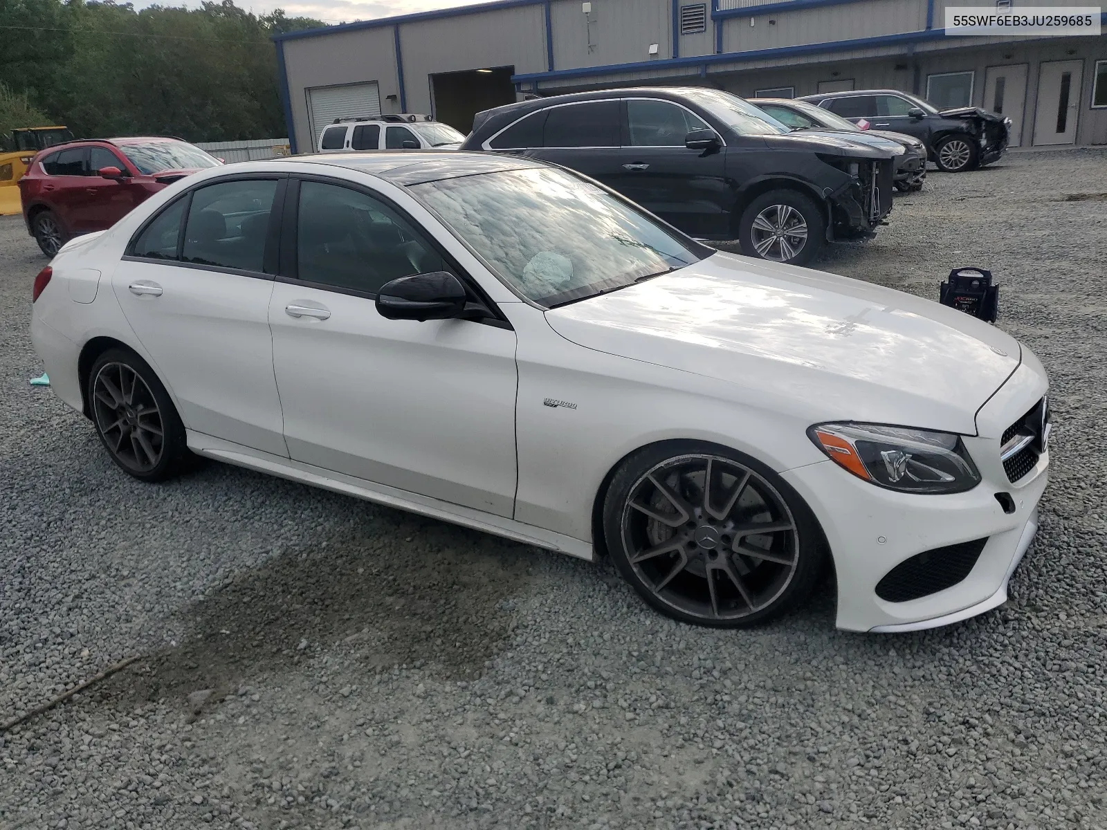 2018 Mercedes-Benz C 43 4Matic Amg VIN: 55SWF6EB3JU259685 Lot: 63438234