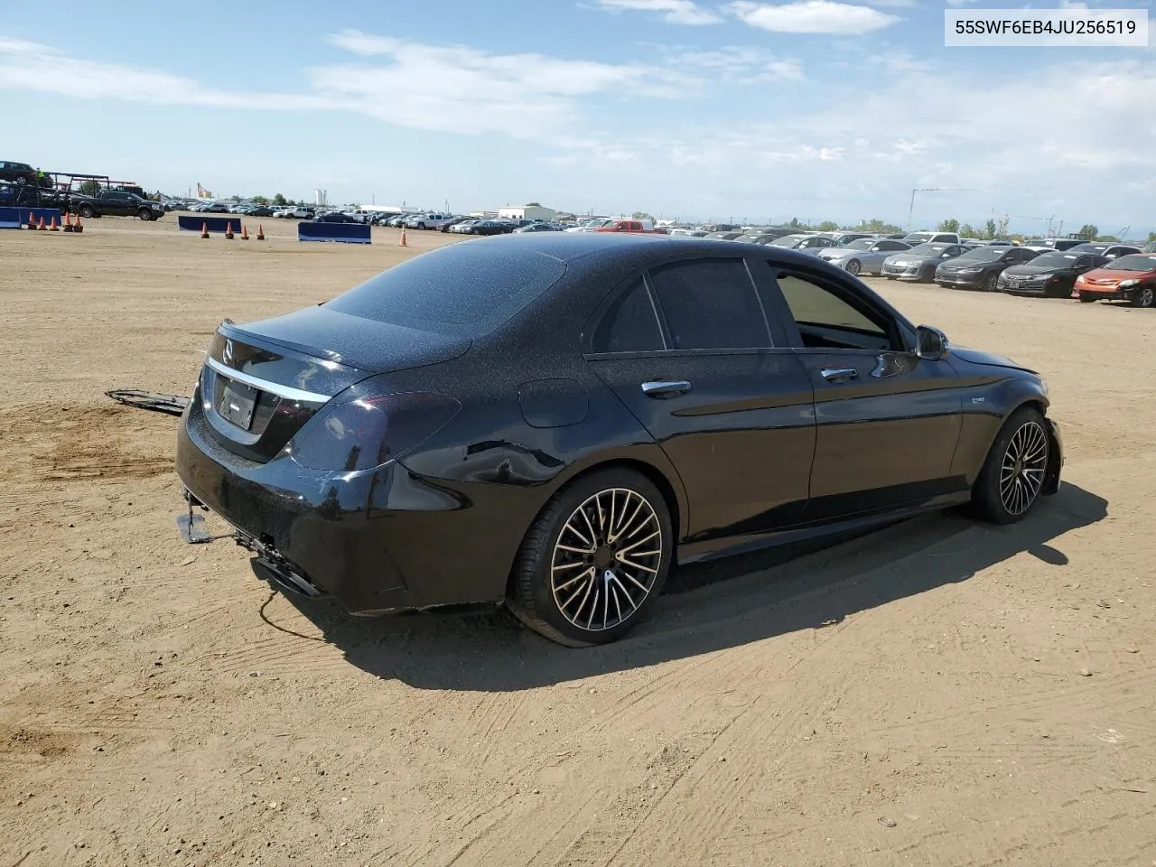 2018 Mercedes-Benz C 43 4Matic Amg VIN: 55SWF6EB4JU256519 Lot: 63556254