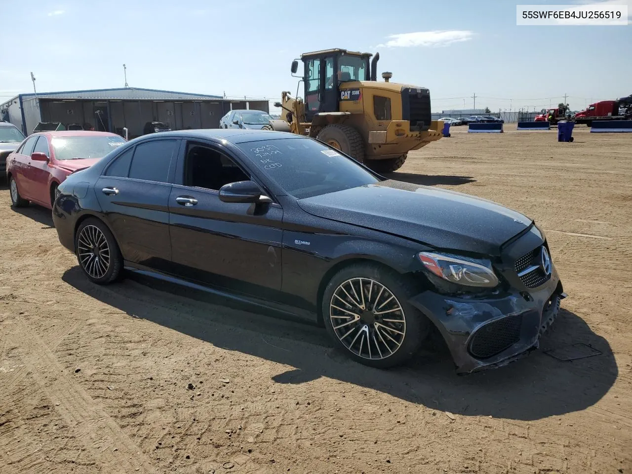 2018 Mercedes-Benz C 43 4Matic Amg VIN: 55SWF6EB4JU256519 Lot: 63556254