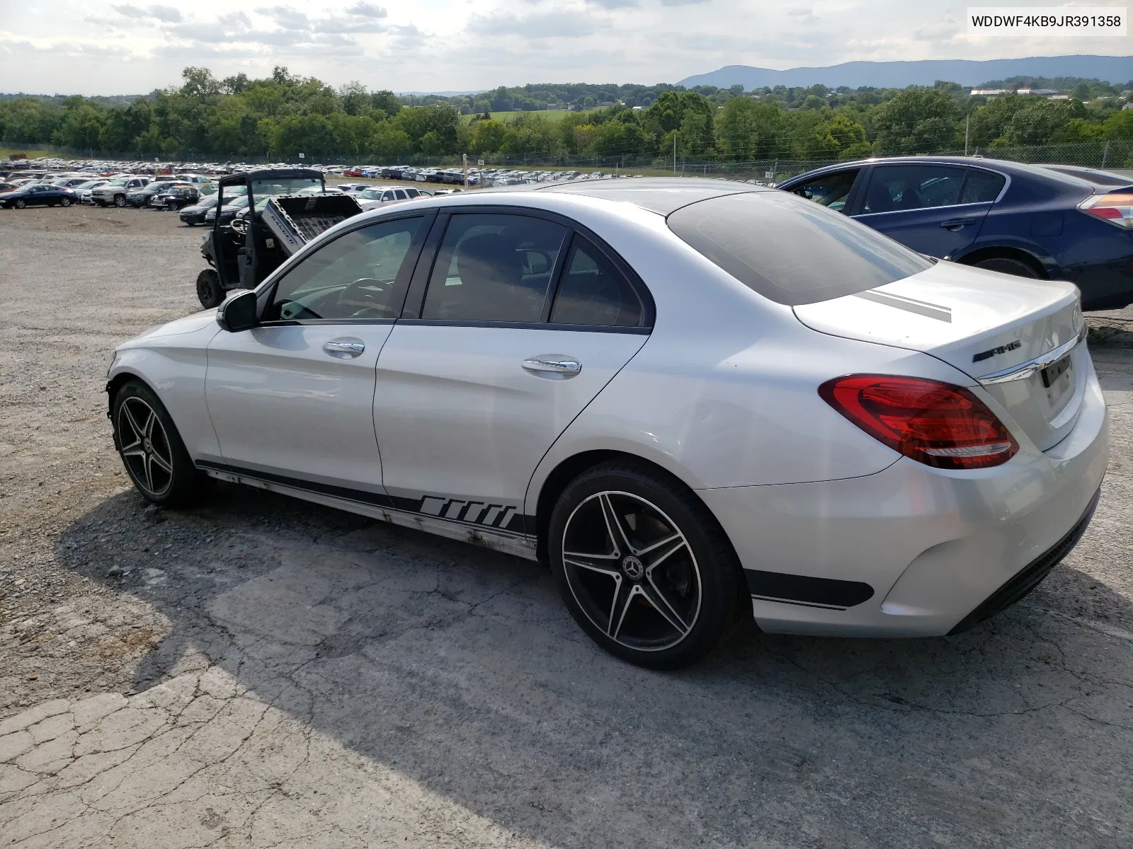 2018 Mercedes-Benz C 300 4Matic VIN: WDDWF4KB9JR391358 Lot: 63666104