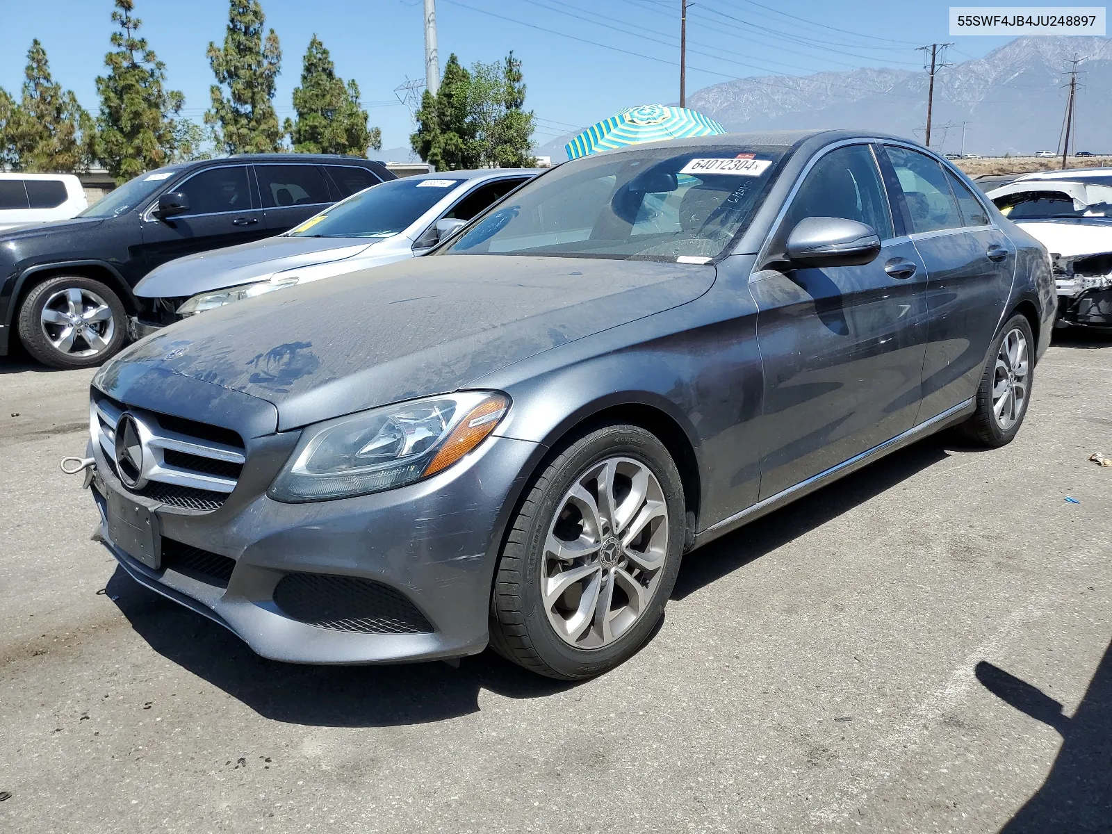 2018 Mercedes-Benz C 300 VIN: 55SWF4JB4JU248897 Lot: 64012304