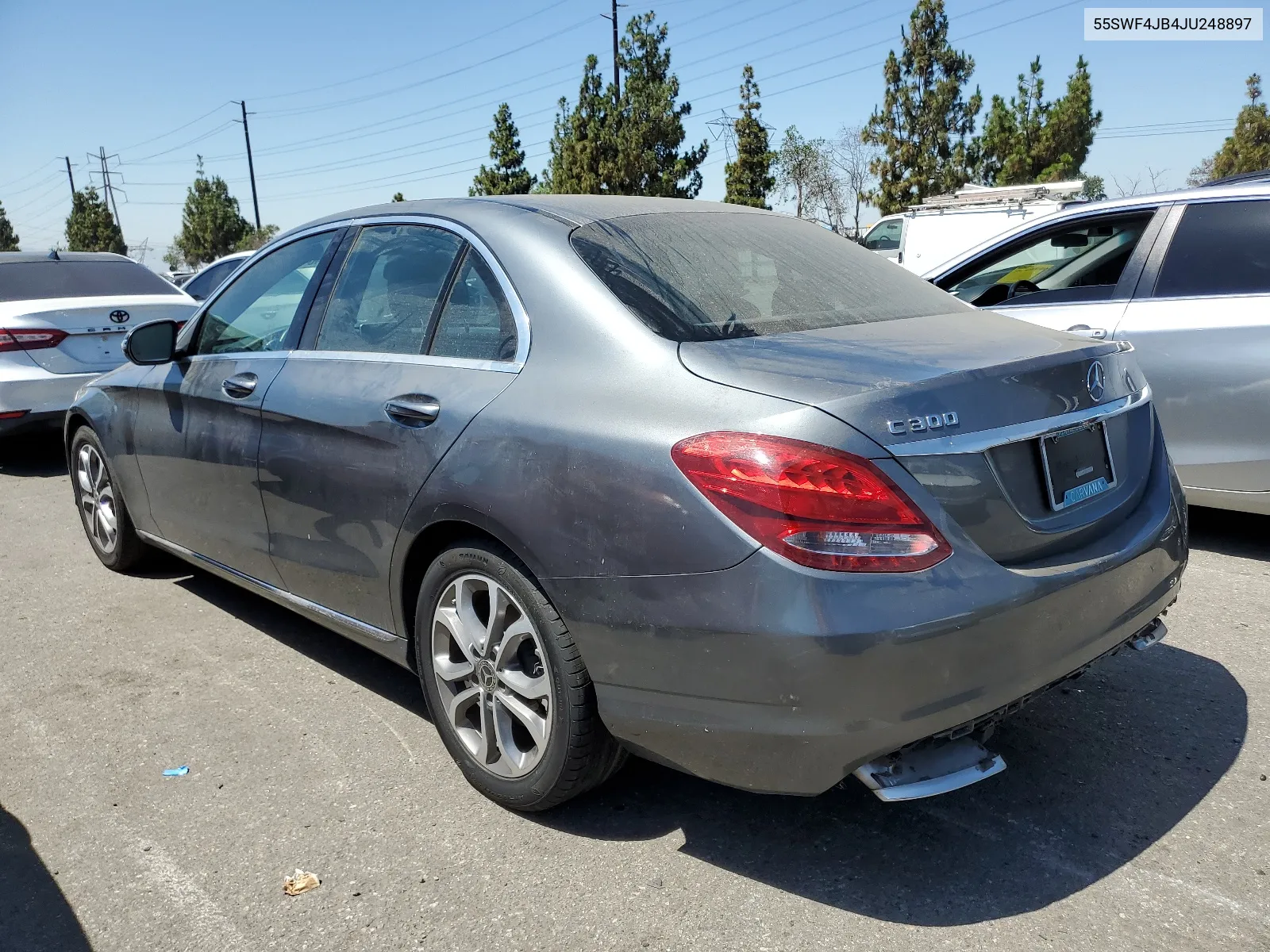 2018 Mercedes-Benz C 300 VIN: 55SWF4JB4JU248897 Lot: 64012304