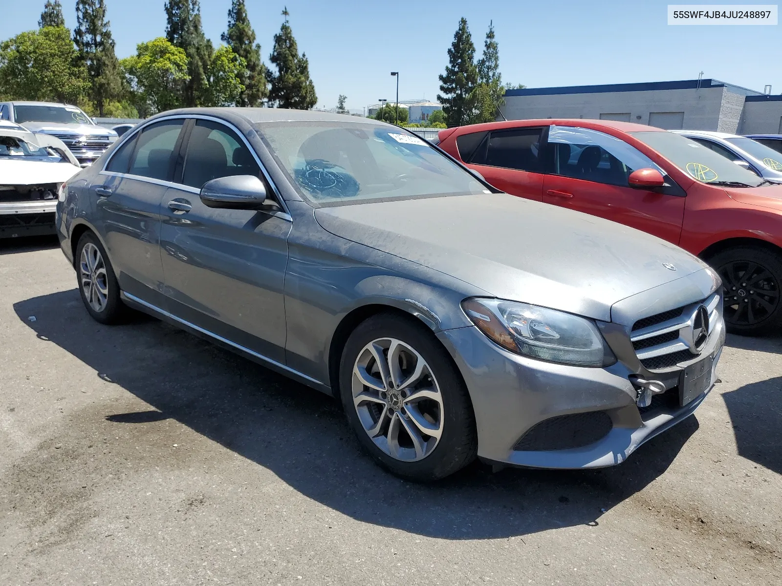 2018 Mercedes-Benz C 300 VIN: 55SWF4JB4JU248897 Lot: 64012304