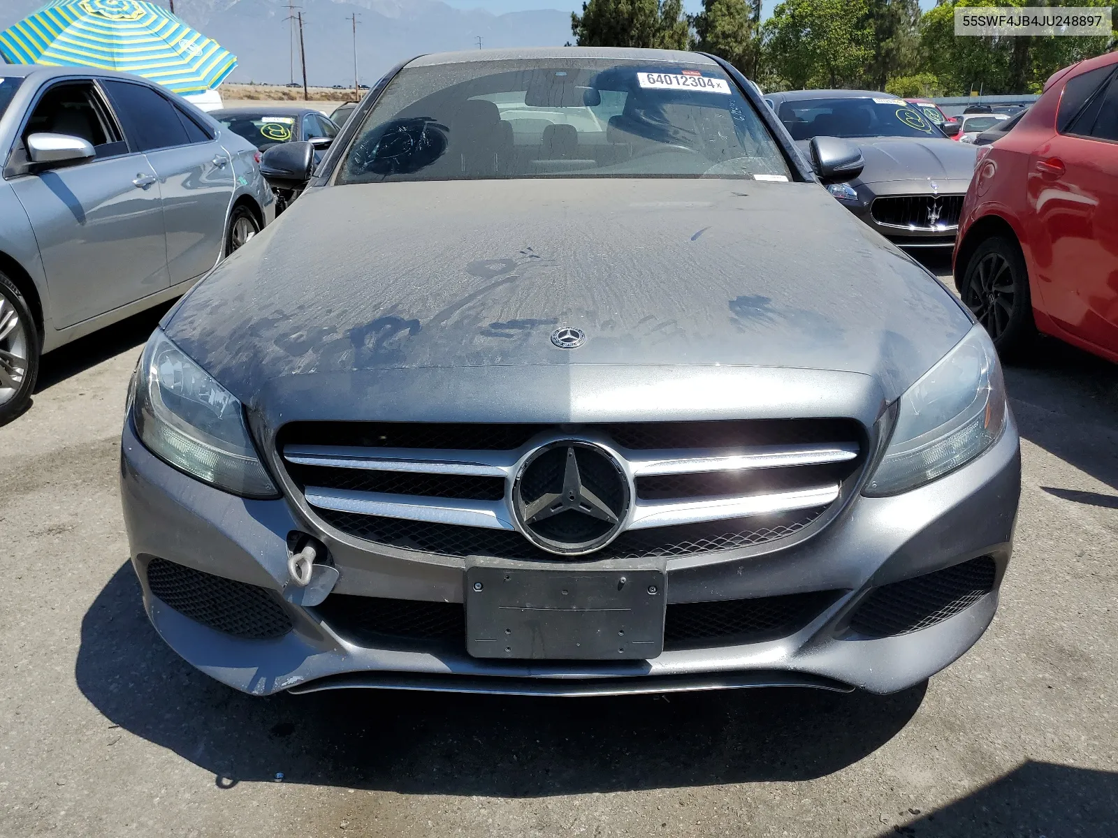 2018 Mercedes-Benz C 300 VIN: 55SWF4JB4JU248897 Lot: 64012304