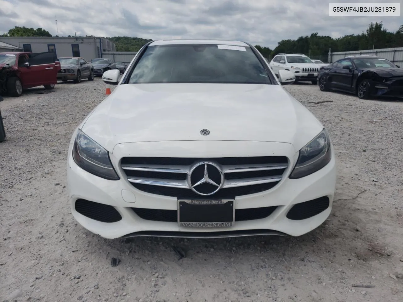 2018 Mercedes-Benz C 300 VIN: 55SWF4JB2JU281879 Lot: 65058764