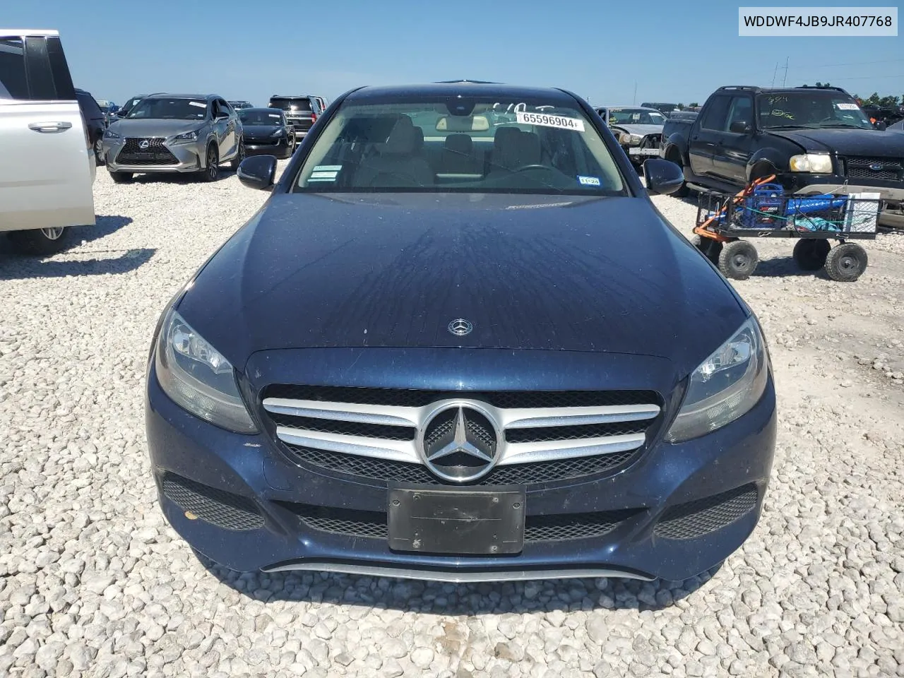 2018 Mercedes-Benz C 300 VIN: WDDWF4JB9JR407768 Lot: 65596904