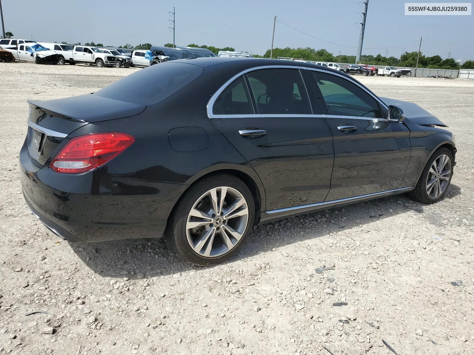 2018 Mercedes-Benz C 300 VIN: 55SWF4JB0JU259380 Lot: 65839194