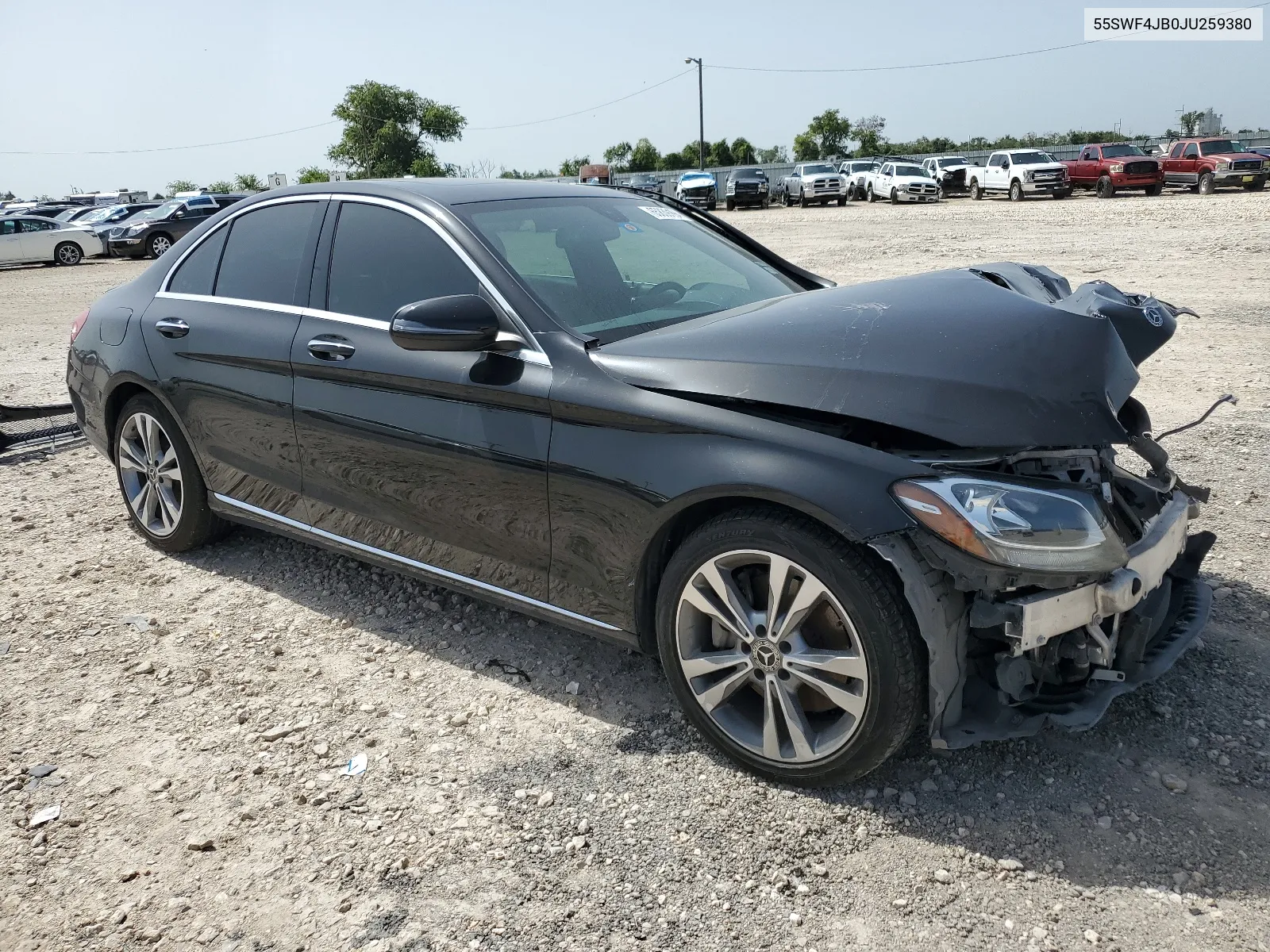 2018 Mercedes-Benz C 300 VIN: 55SWF4JB0JU259380 Lot: 65839194