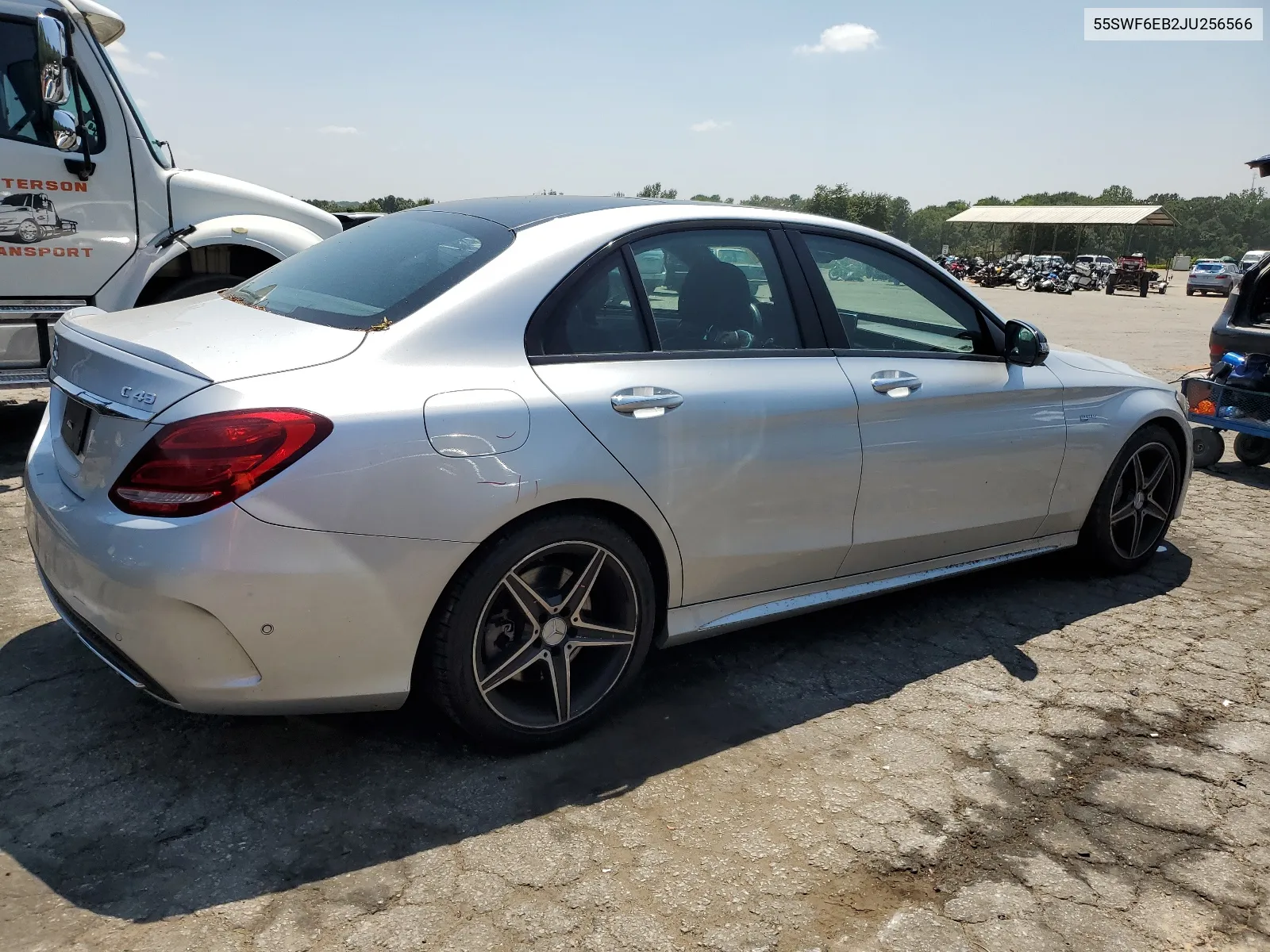 2018 Mercedes-Benz C 43 4Matic Amg VIN: 55SWF6EB2JU256566 Lot: 66136304