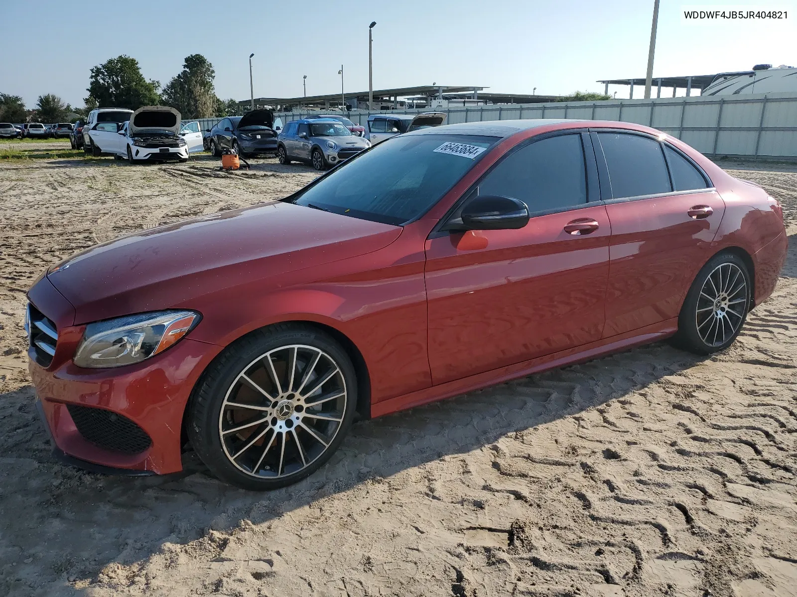 2018 Mercedes-Benz C 300 VIN: WDDWF4JB5JR404821 Lot: 66463684