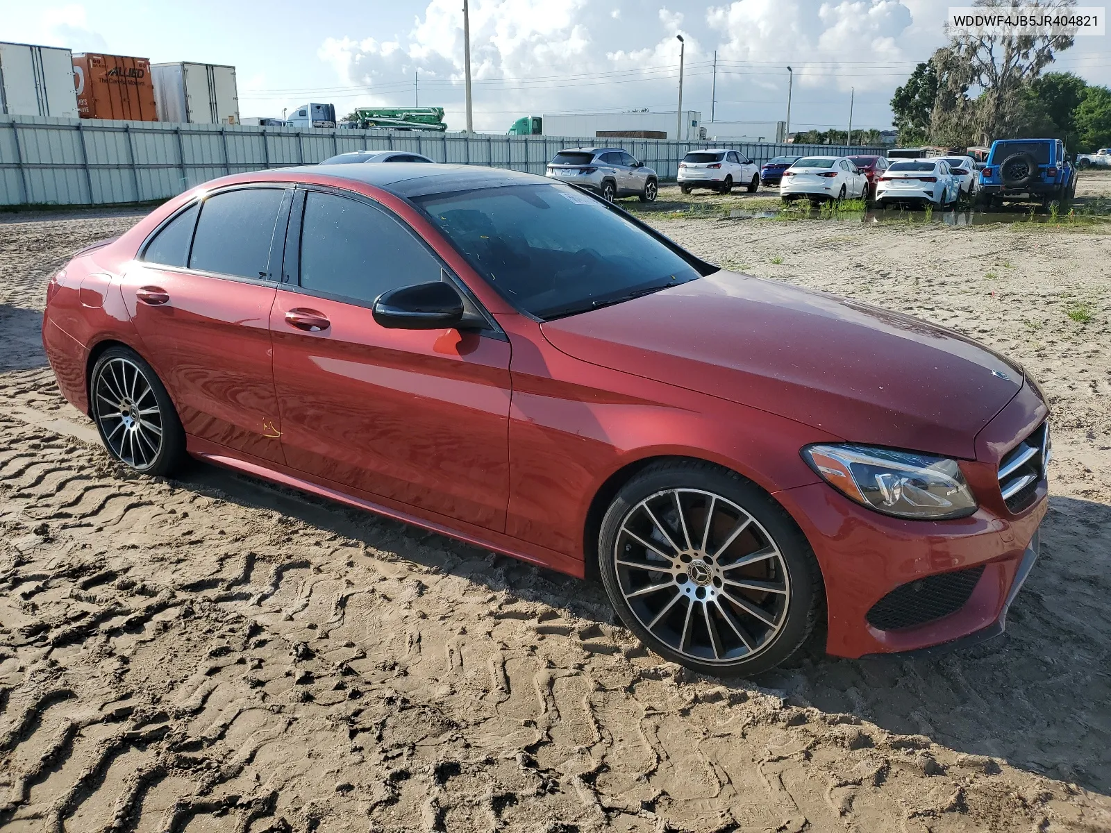 2018 Mercedes-Benz C 300 VIN: WDDWF4JB5JR404821 Lot: 66463684