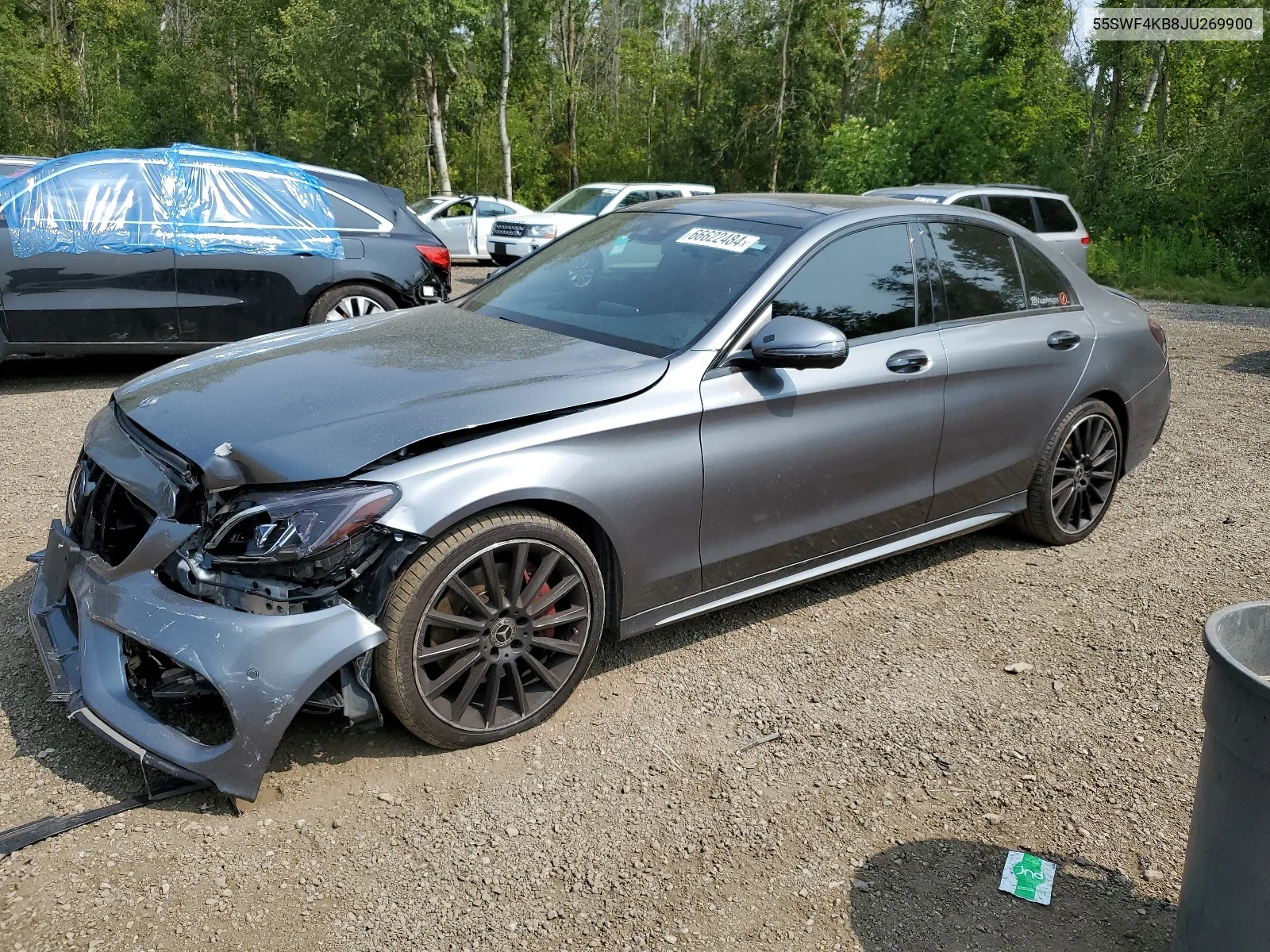 2018 Mercedes-Benz C 300 4Matic VIN: 55SWF4KB8JU269900 Lot: 66622484