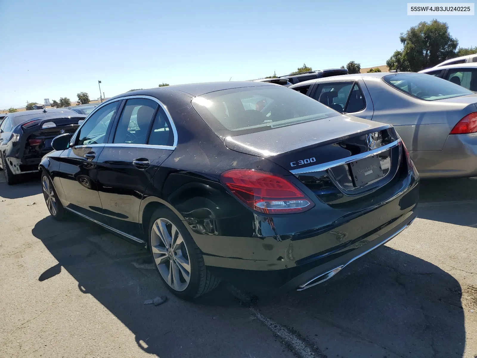 2018 Mercedes-Benz C 300 VIN: 55SWF4JB3JU240225 Lot: 67085944