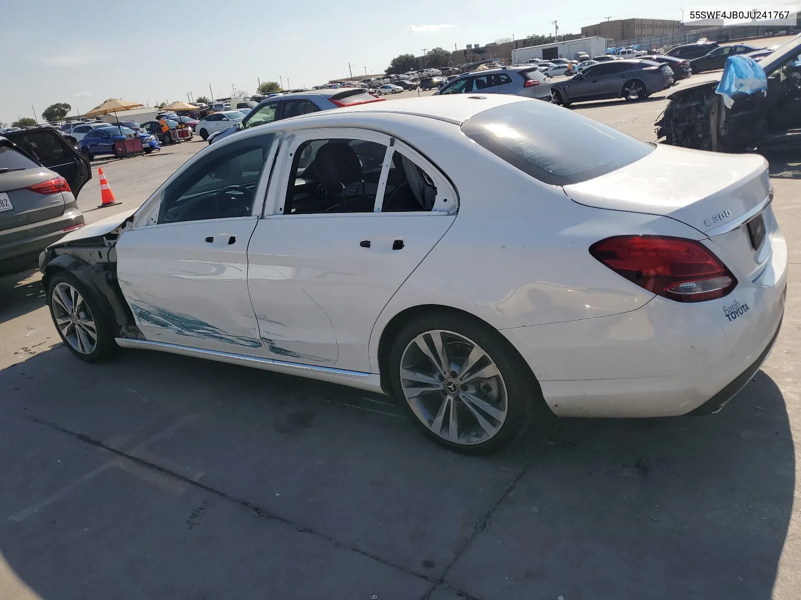 2018 Mercedes-Benz C 300 VIN: 55SWF4JB0JU241767 Lot: 67168664