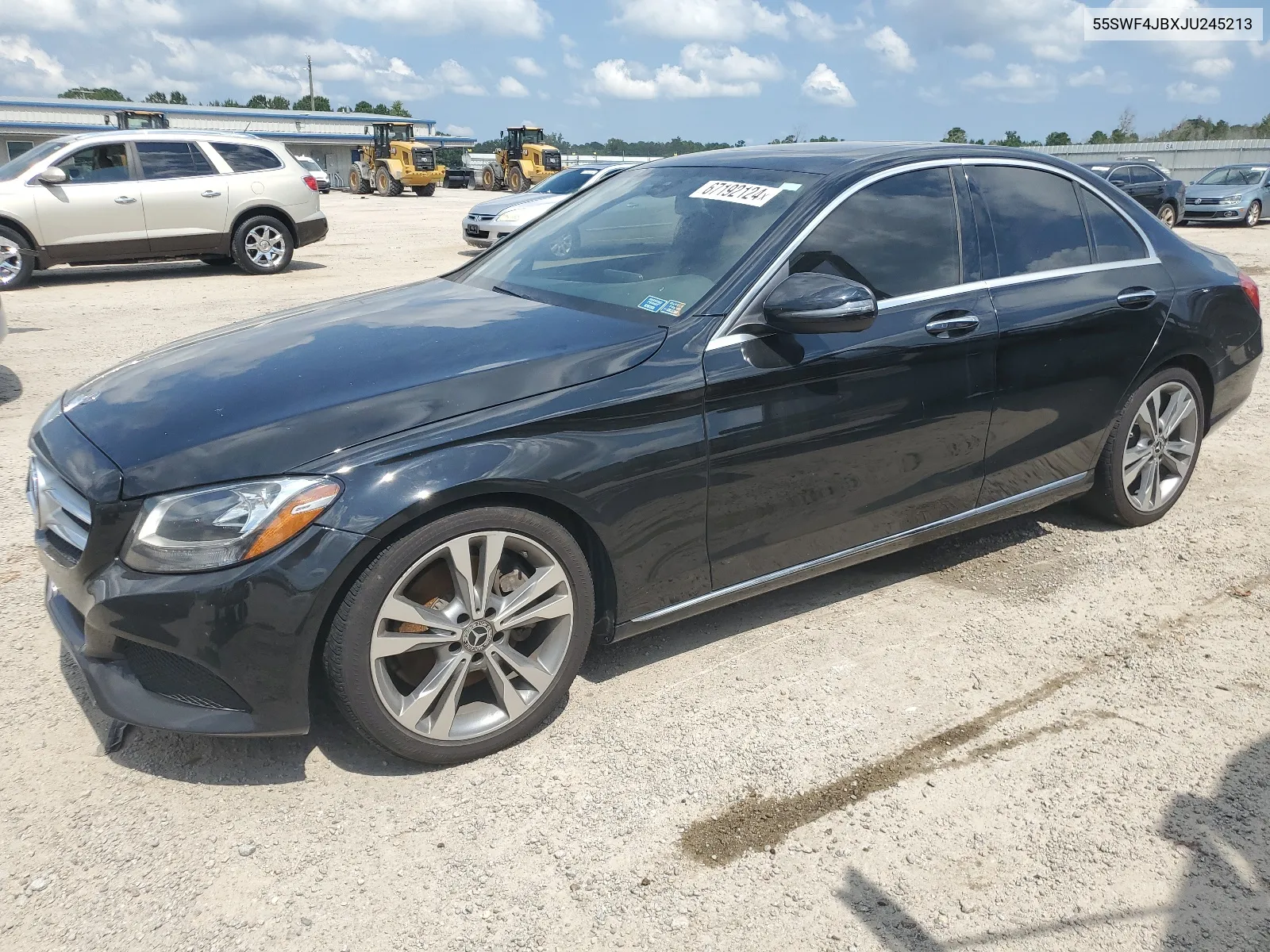 2018 Mercedes-Benz C 300 VIN: 55SWF4JBXJU245213 Lot: 67192124