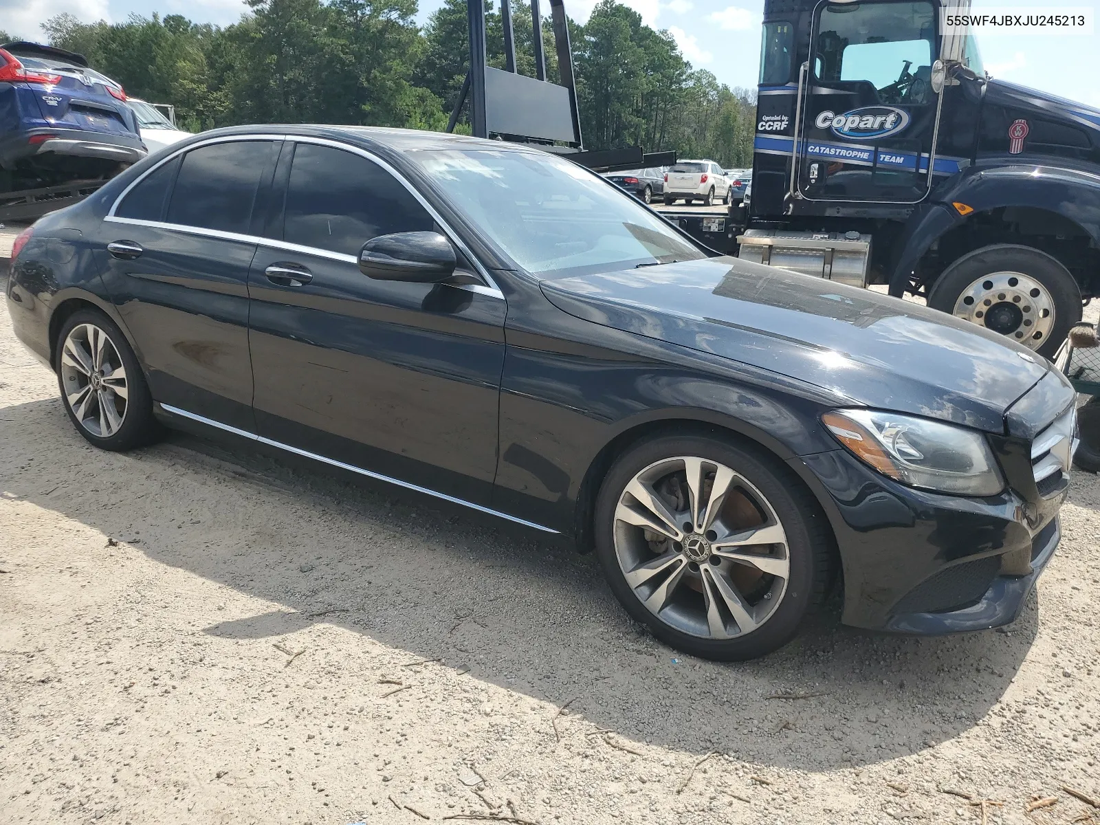 2018 Mercedes-Benz C 300 VIN: 55SWF4JBXJU245213 Lot: 67192124